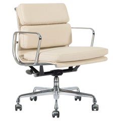 Eames for Herman Miller Tan Cream Office Chair in Schumacher VEGAN Leather