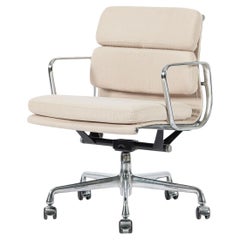 Eames for Herman Miller Tan Cream Office Chair in Schumacher VEGAN Suede
