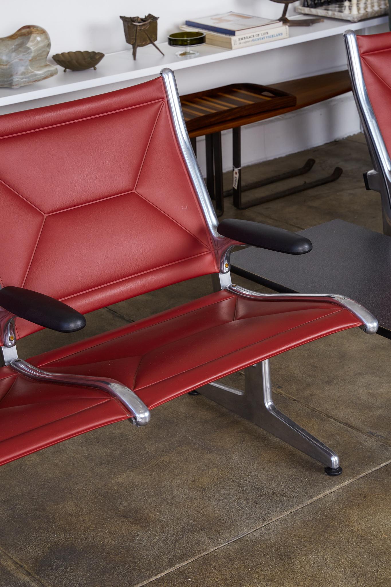 Eames for Herman Miller Seating System in Brick Red 5