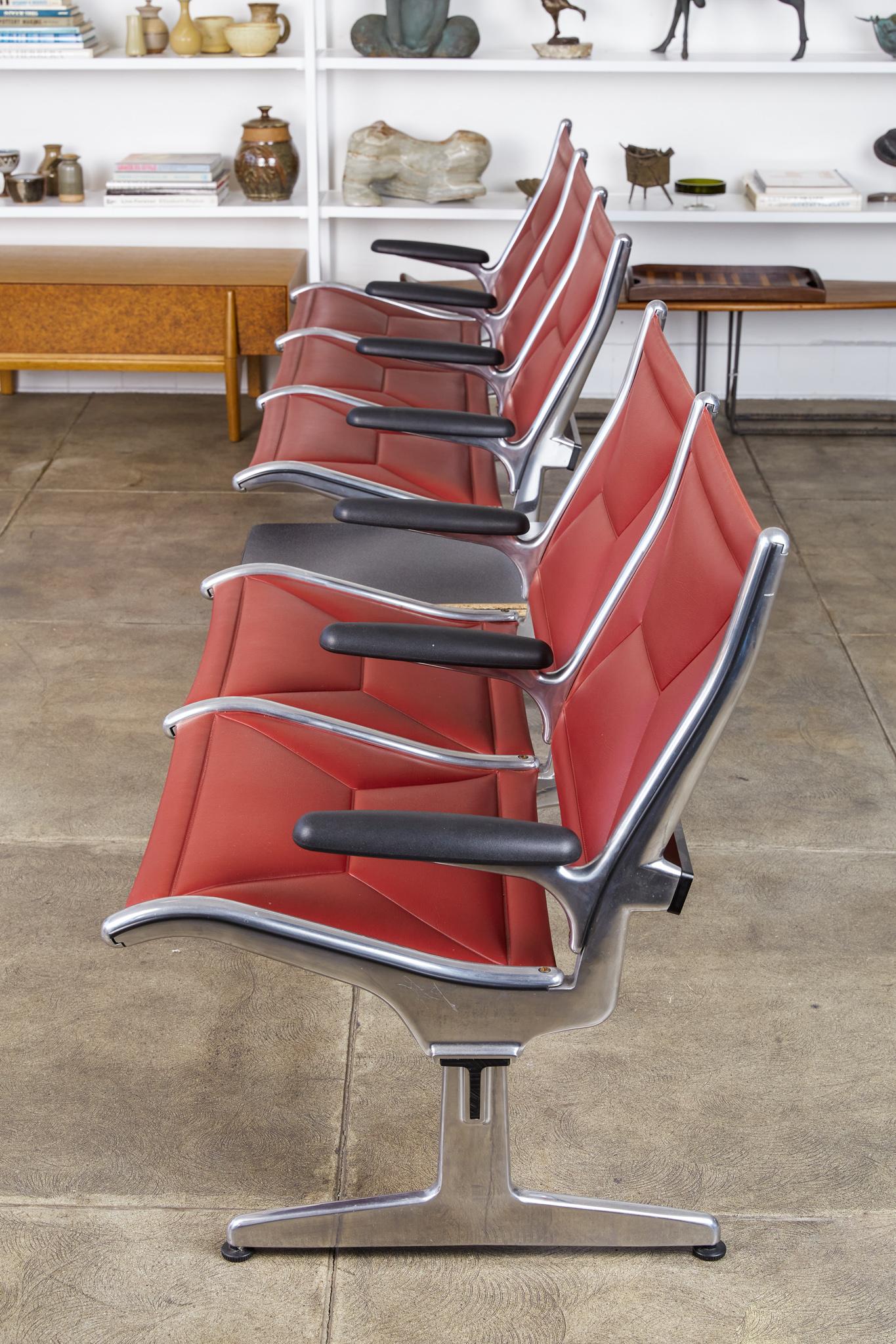 Eames for Herman Miller Seating System in Brick Red 2