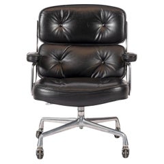Eames for Herman Miller Time Life Black Leather Office Chair 1981