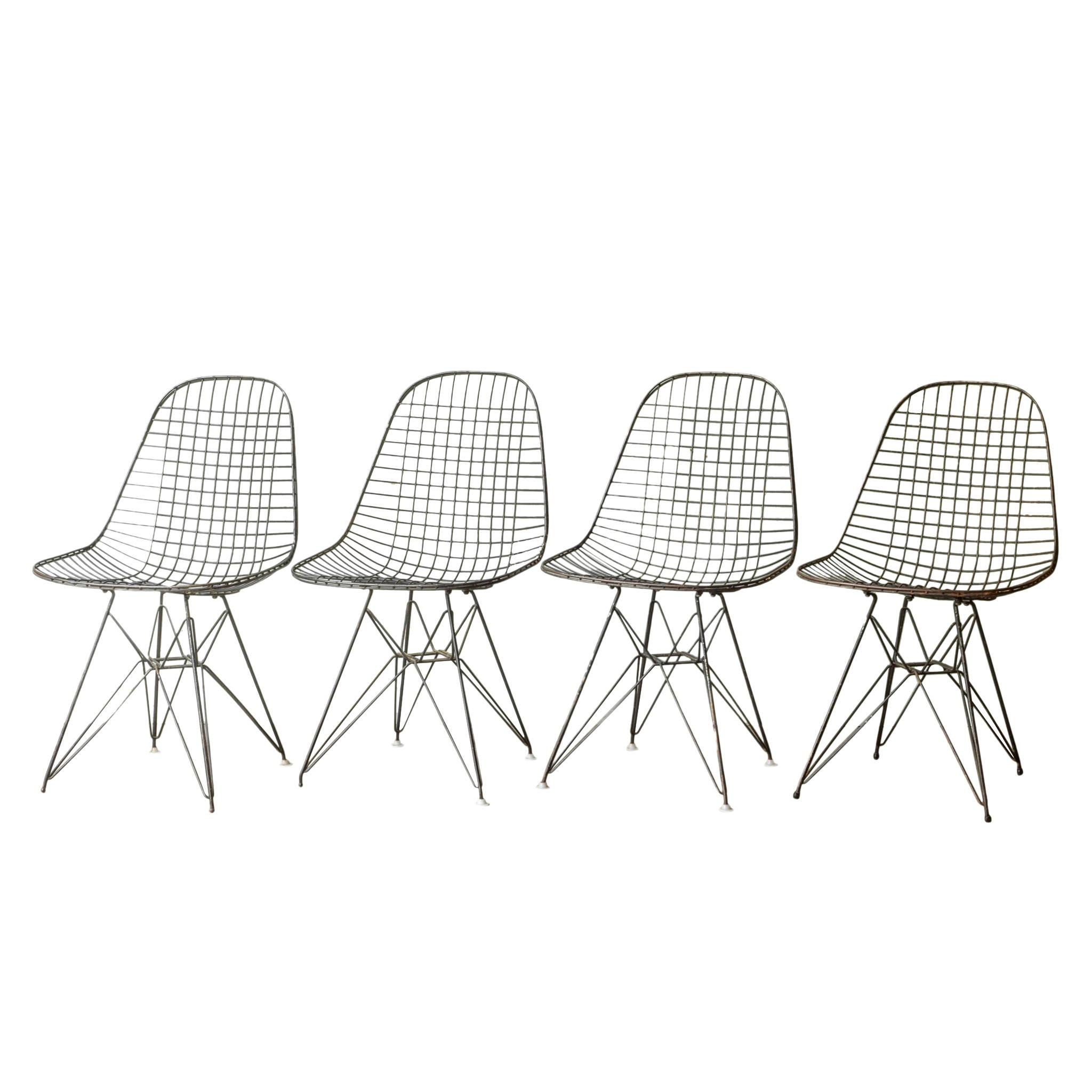 Eames for Herman Miller Wire DKR Chairs, circa 1950 Price is Per Chair