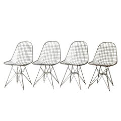Chaises Eames pour Herman Miller Wire DKR, vers 1950 Le prix indiqué est celui de la chaise