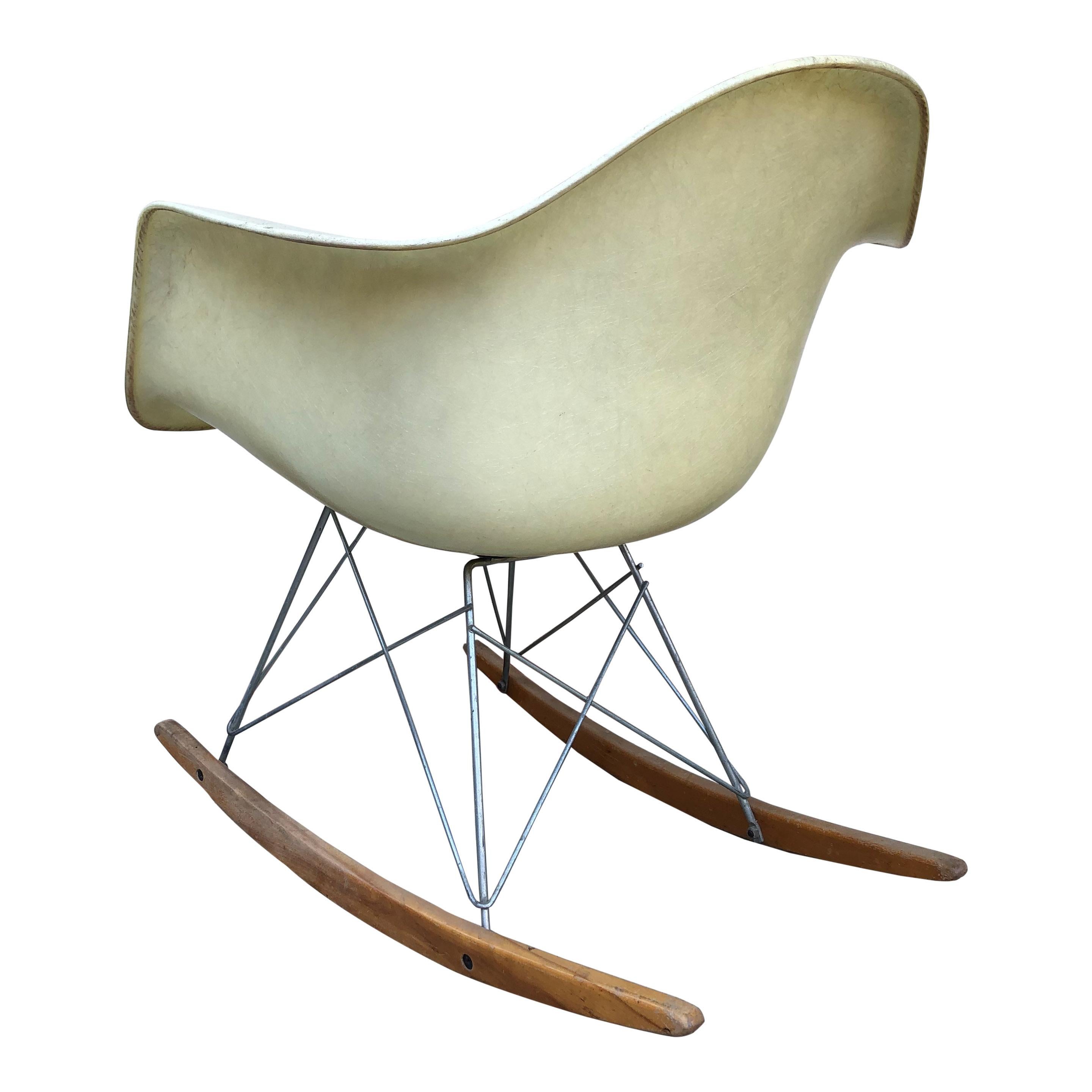 Eames für Herman Miller Zenith Rocking Chair RAR Iconic Mid Century (Moderne der Mitte des Jahrhunderts)
