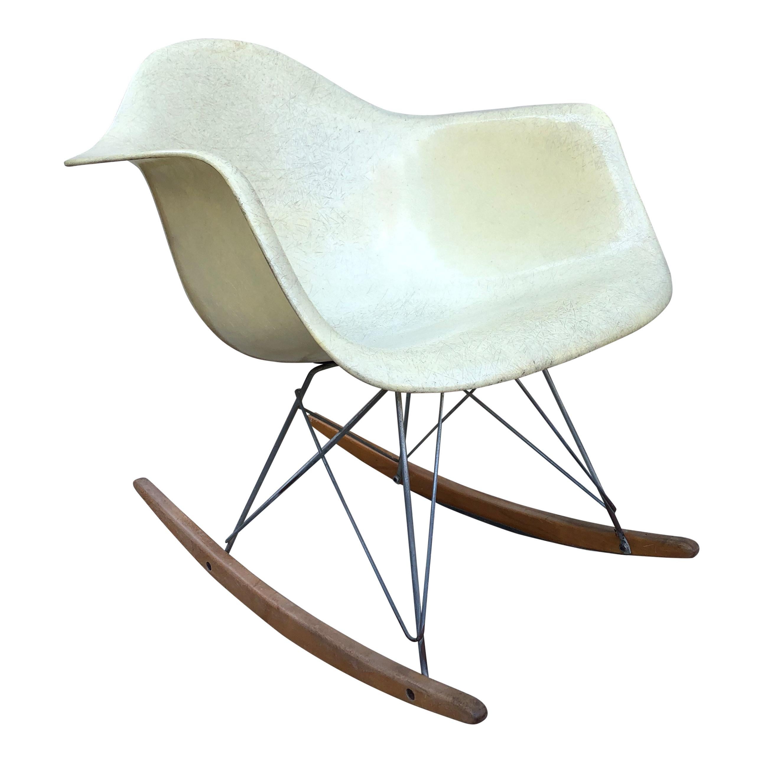 Eames für Herman Miller Zenith Rocking Chair RAR Iconic Mid Century im Zustand „Gut“ in BROOKLYN, NY