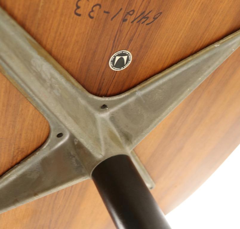 Eames Herman Miller Aluminum Group Conference Table with Rosewood Top 2