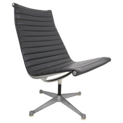 Eames Herman Miller Aluminum Swivel Lounge Chair