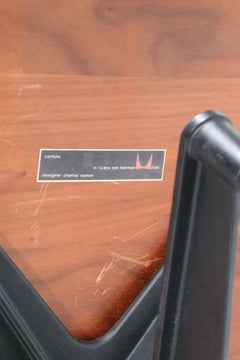 Eames Herman Miller Contura 670/671 Chair and Ottoman in Louis Vuitton Fabric