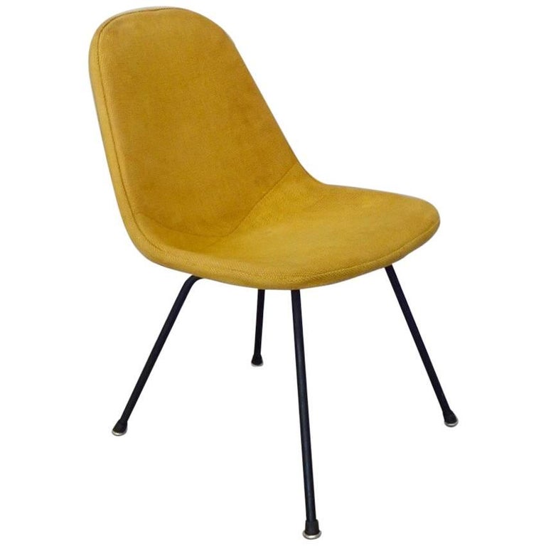 Eames Herman Miller DKR Chair on Early Production Low X-Base For Sale