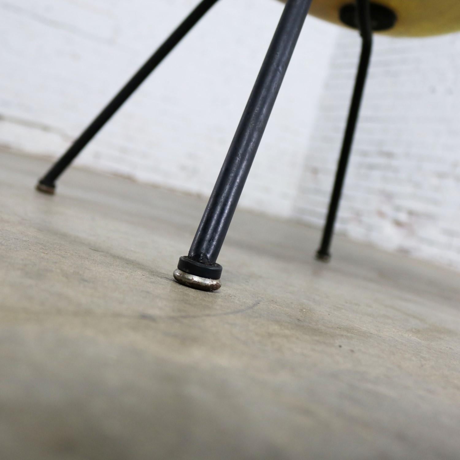 Eames Herman Miller LAX Fiberglass Arm Shell Chair X Base Zenith Rope Edge For Sale 1