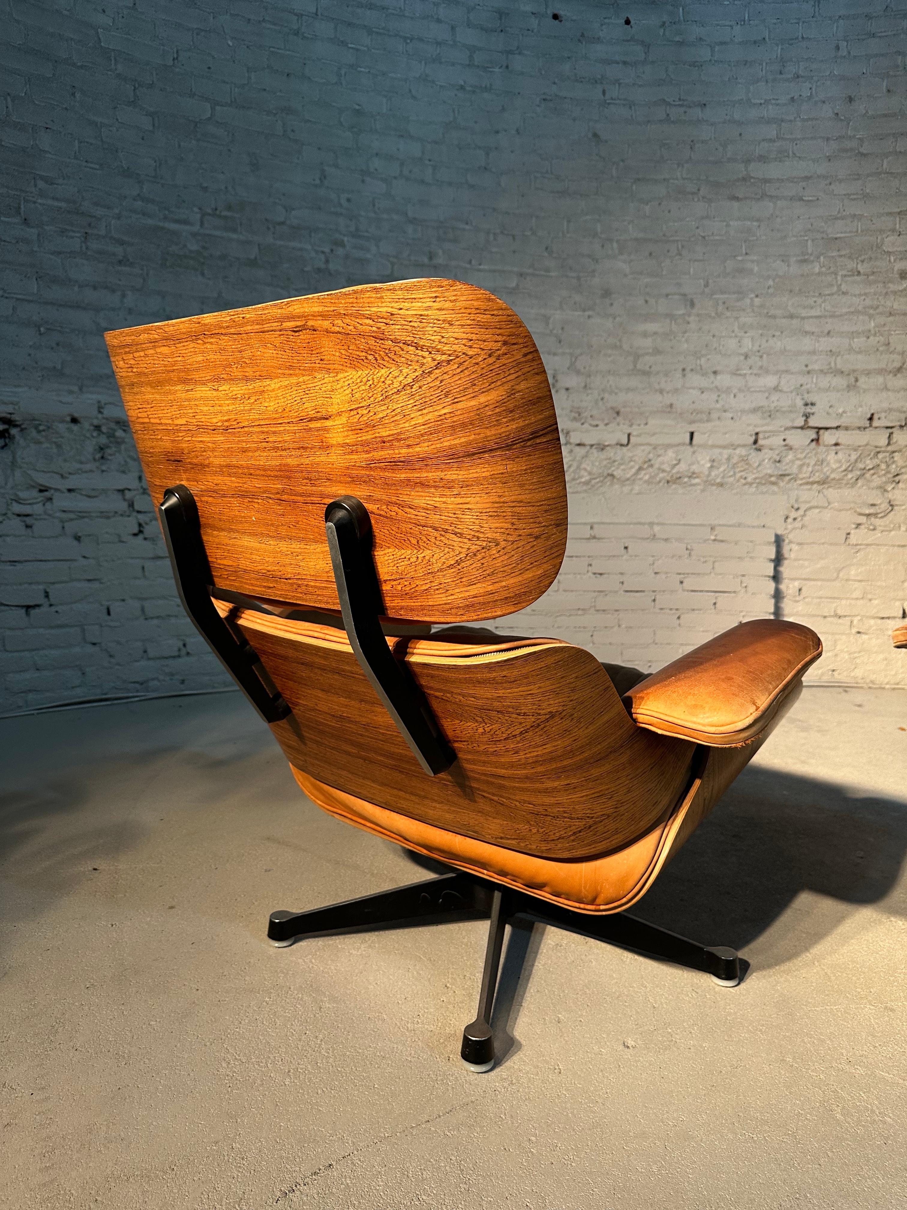 Eames Herman Miller Lounge Chairs + Ottoman 3