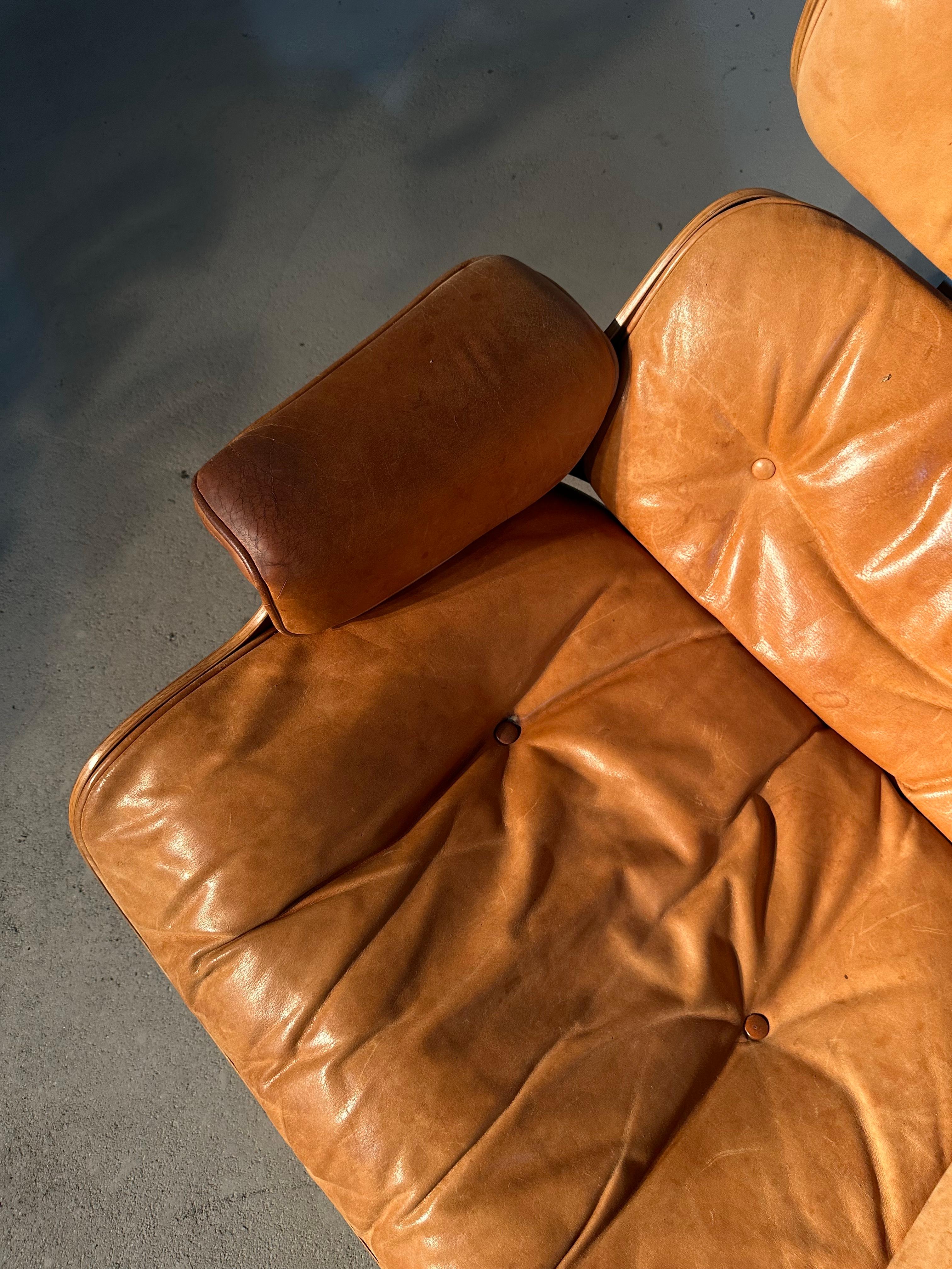 Eames Herman Miller Lounge Chairs + Ottoman 1