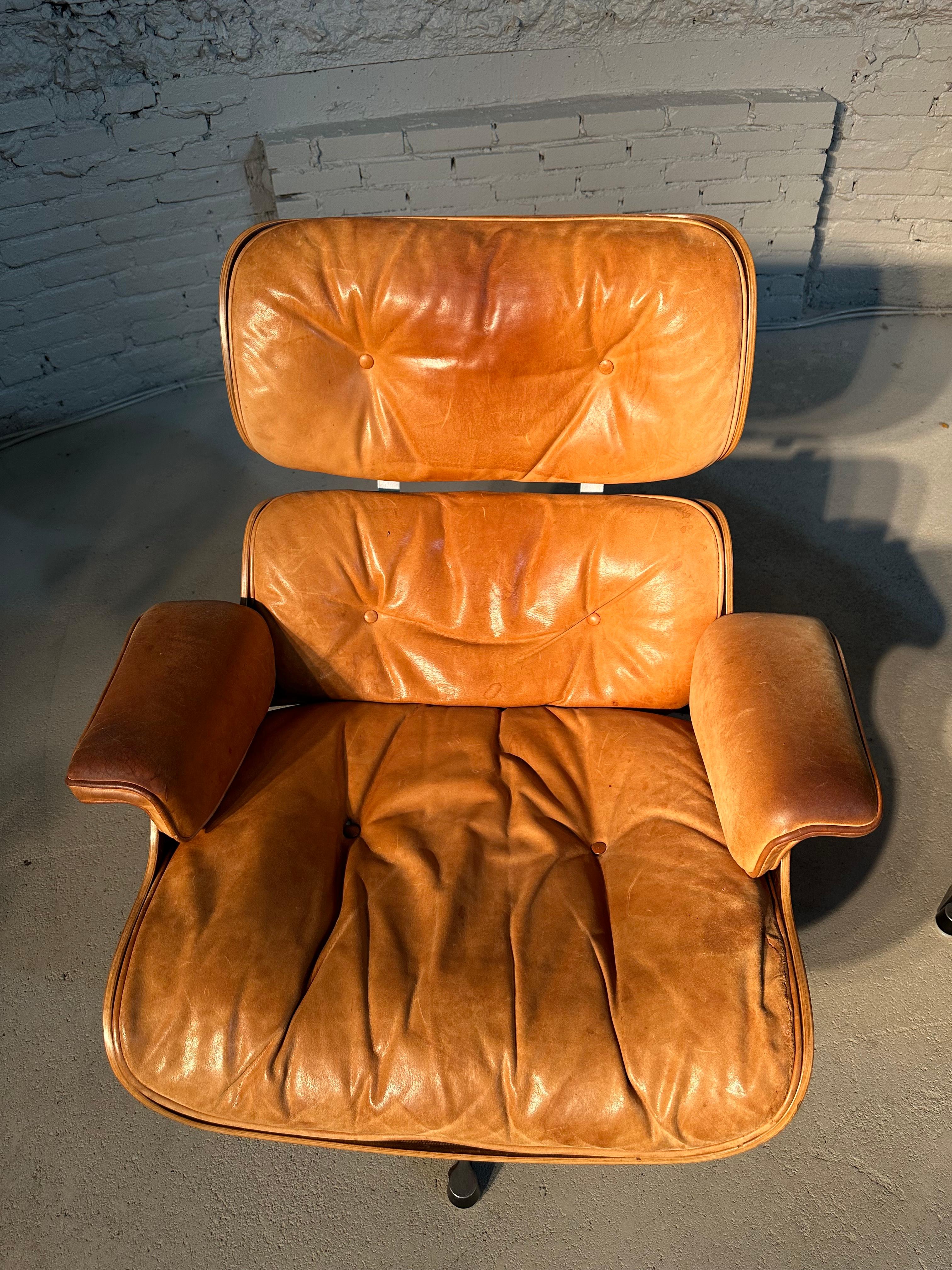 Eames Herman Miller Lounge Chairs + Ottoman 2