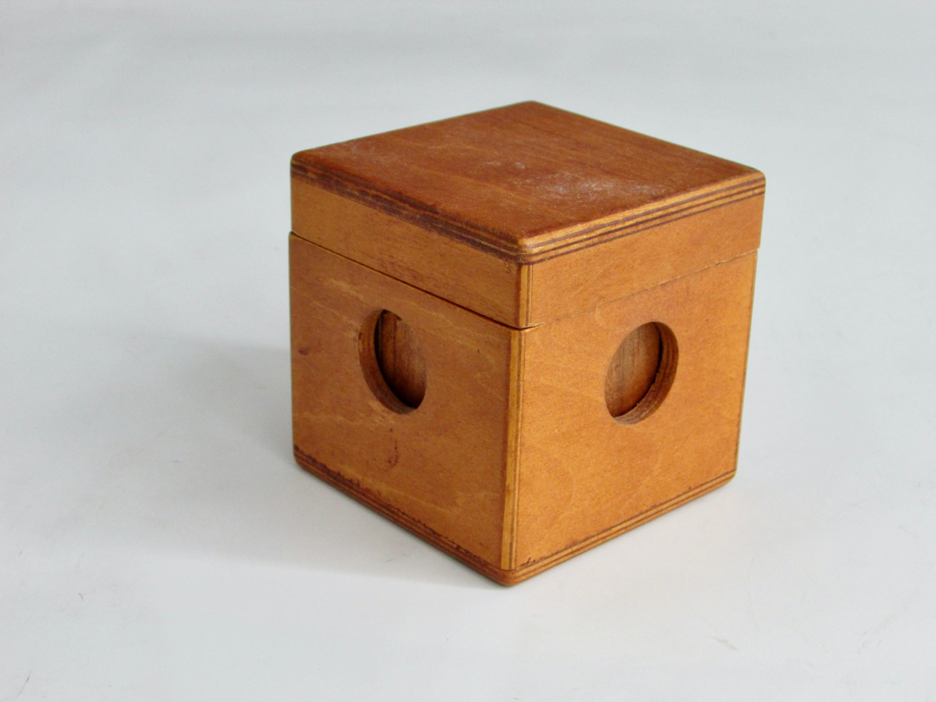 20th Century Desk Top Puzzle in Plywood Box For Sale