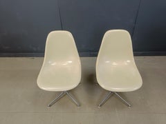 Chaises Eames La Fonda d'Herman Miller, ensemble de 2 années 1960