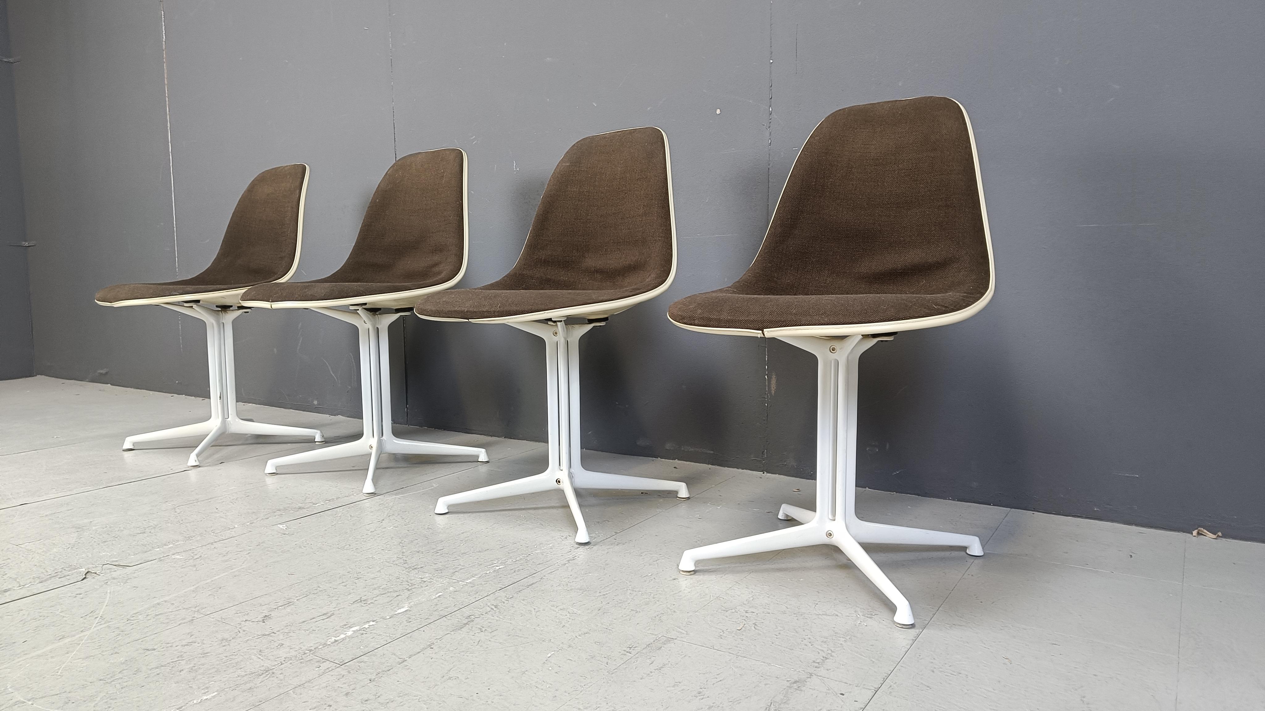 Sillas Eames La Fonda de Herman Miller, juego de 4 años 60 1