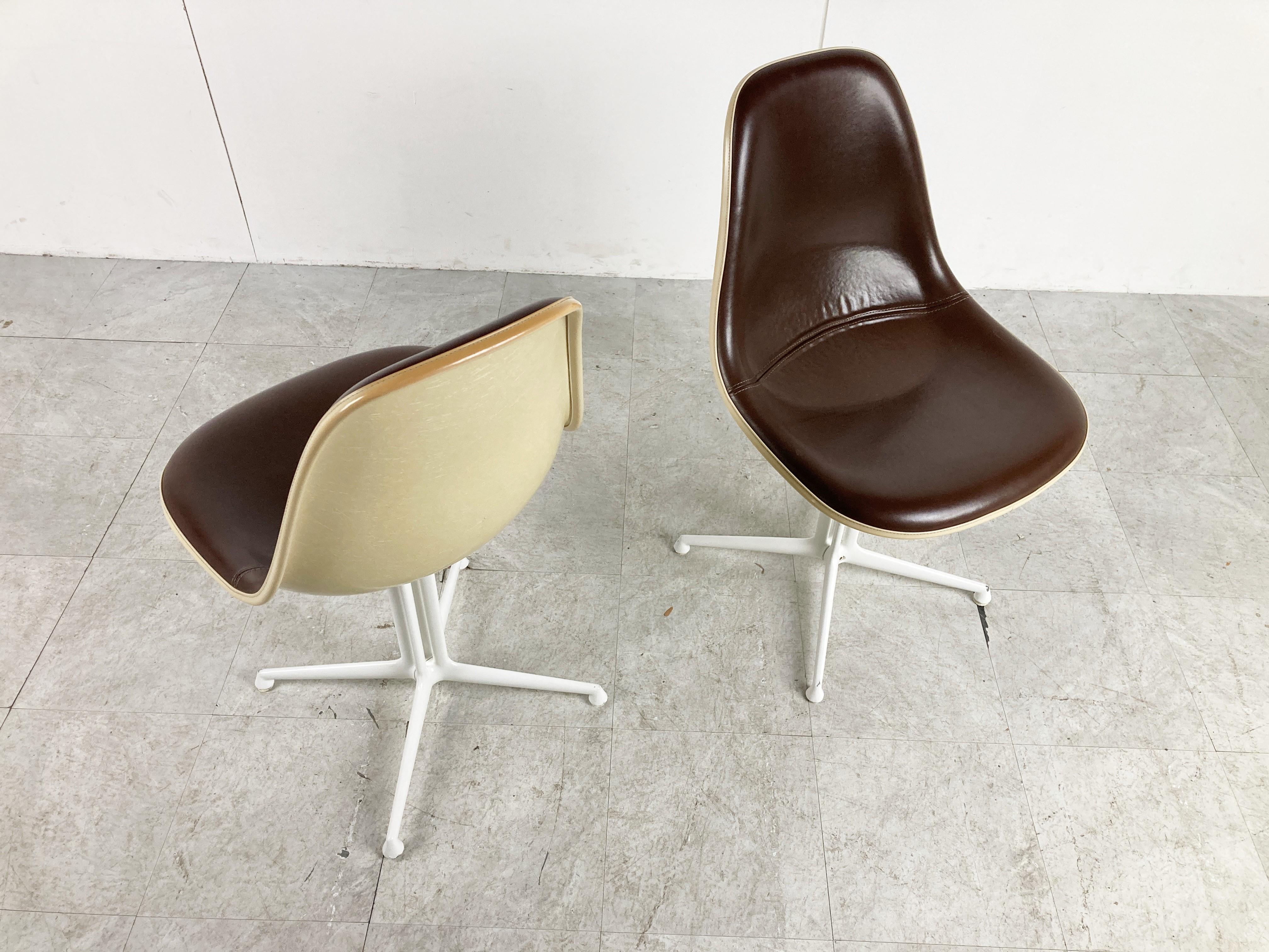 Eames La Fonda Chairs by Herman Miller, Set of 8 1960s 4