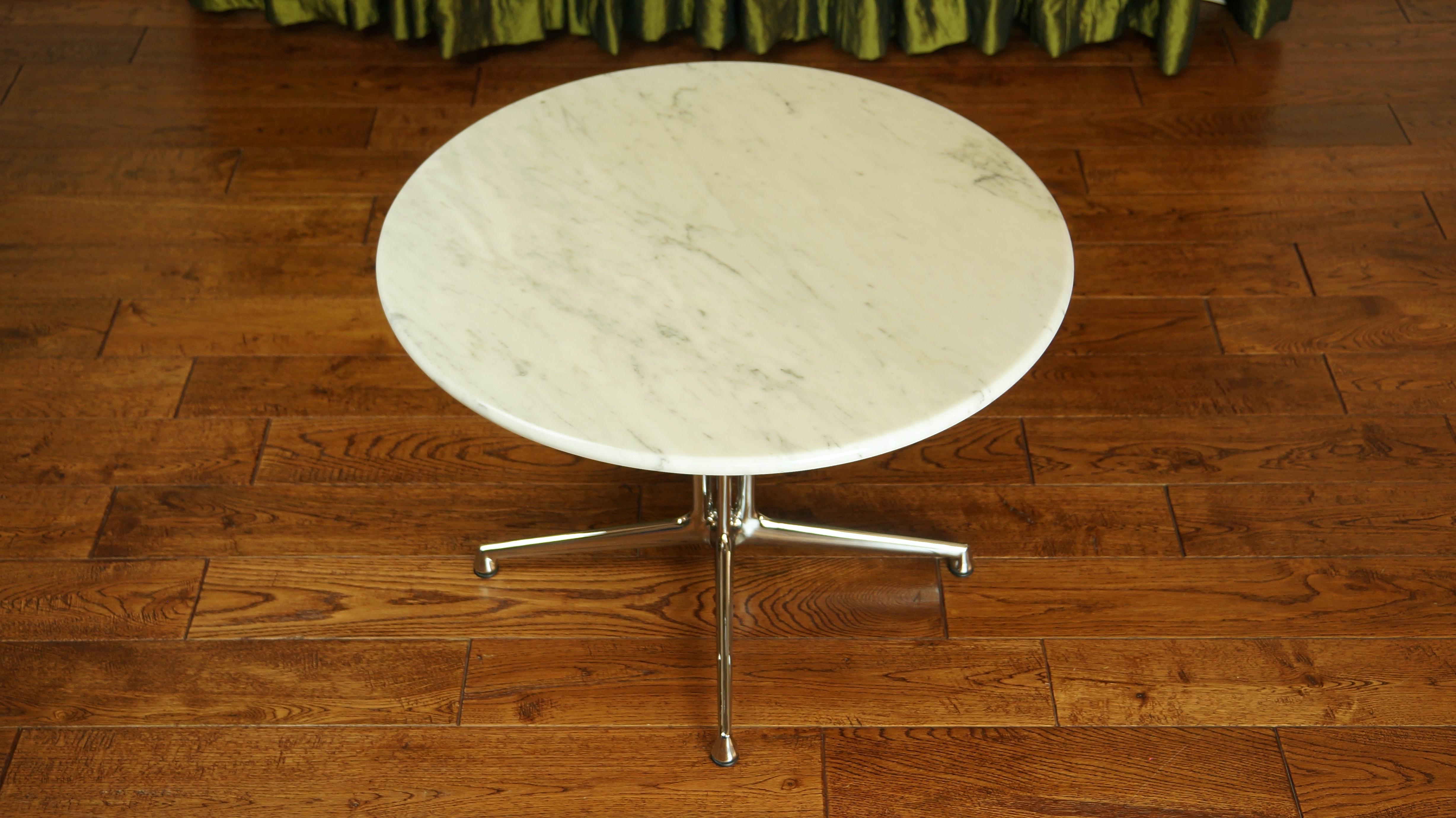 American Eames La Fonda Marble Coffee or Side Table, Herman Miller, Midcentury Vintage