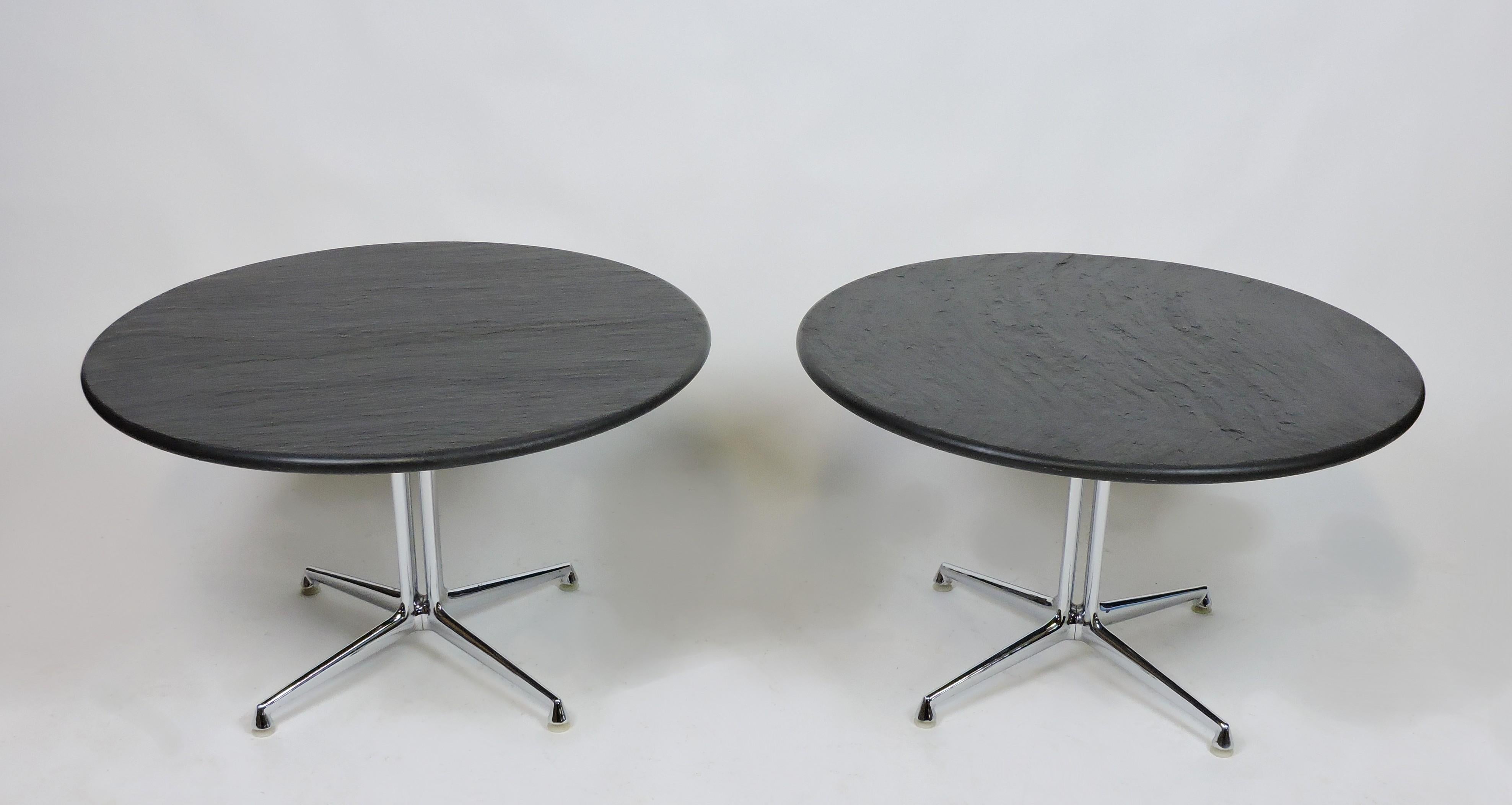 Eames La Fonda Slate Top Coffee or End Table for Herman Miller, 2 Available 3