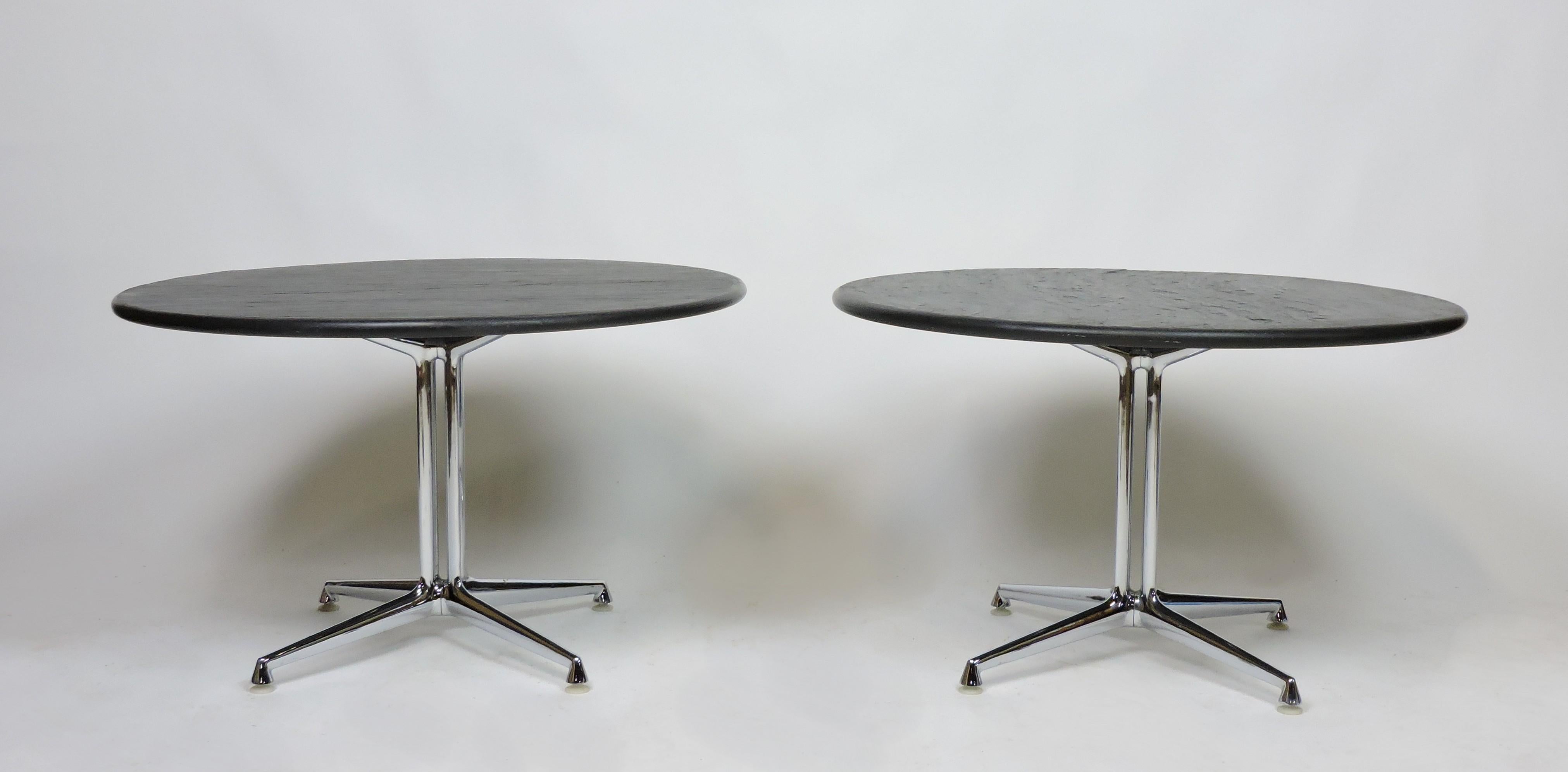 Eames La Fonda Slate Top Coffee or End Table for Herman Miller 4