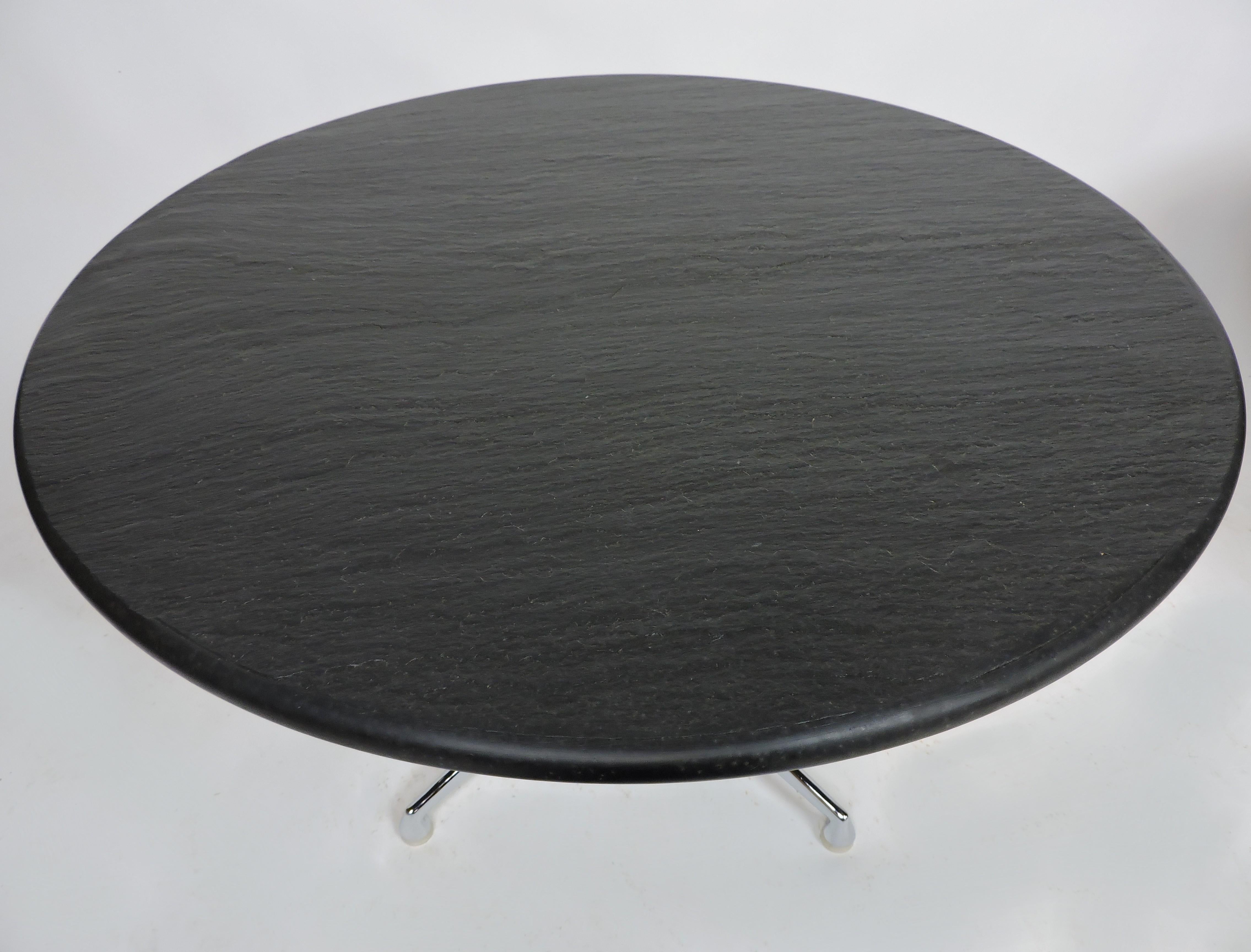 Mid-Century Modern Eames La Fonda Slate Top Coffee or End Table for Herman Miller For Sale