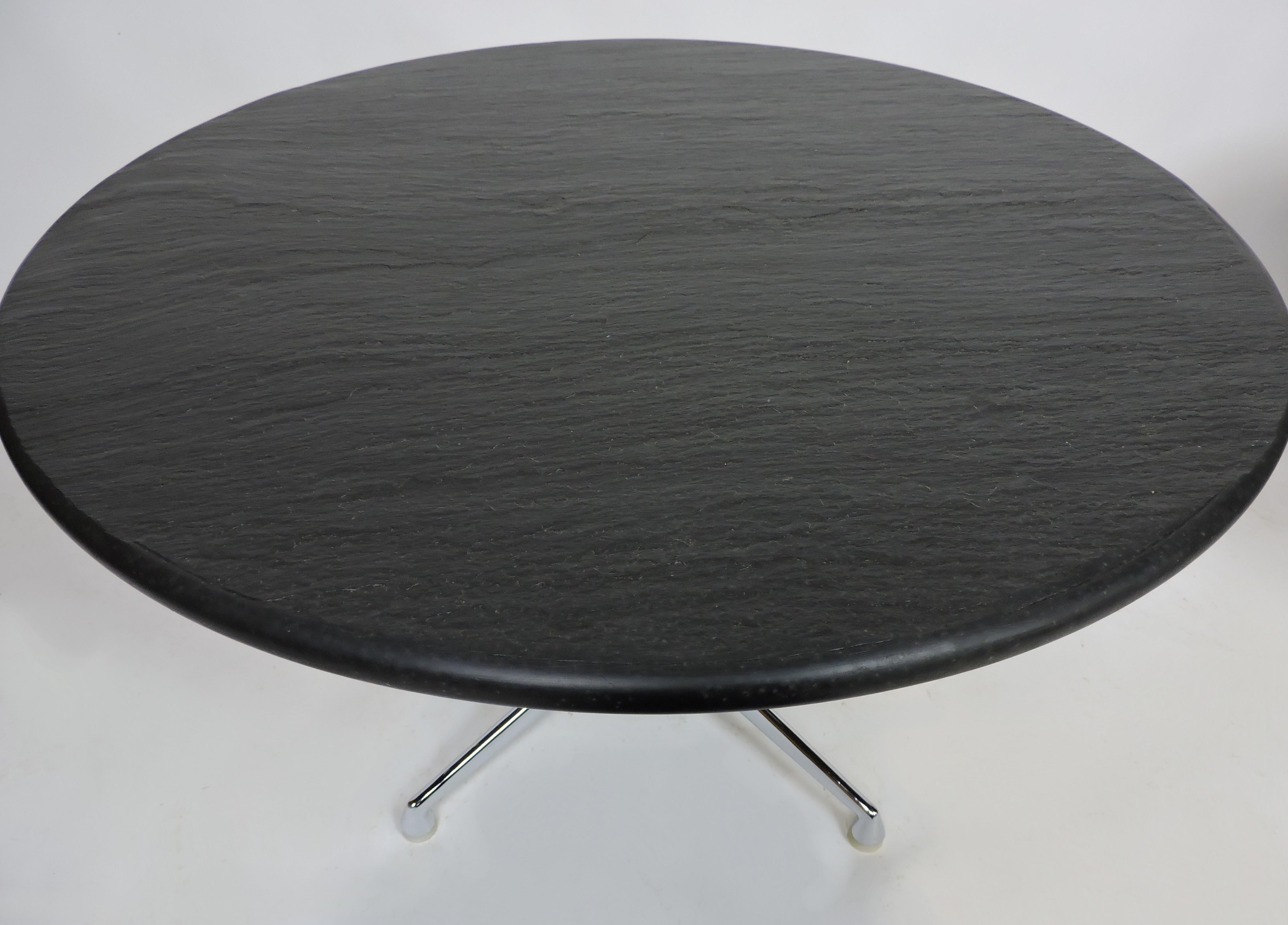 Eames La Fonda Slate Top Coffee or End Table for Herman Miller For Sale 1