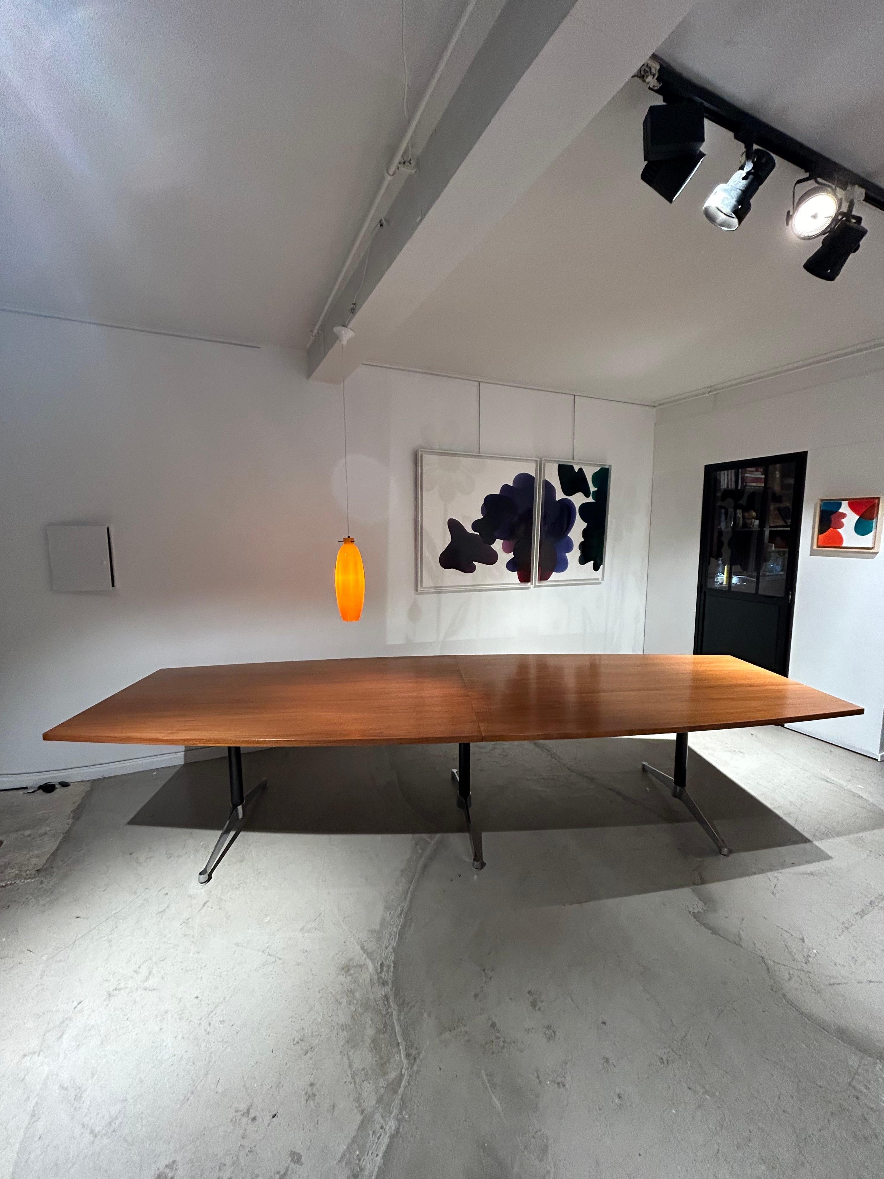 Mid-Century Modern Grande table de conférence/de salle à manger Eames pour Herman Miller en vente