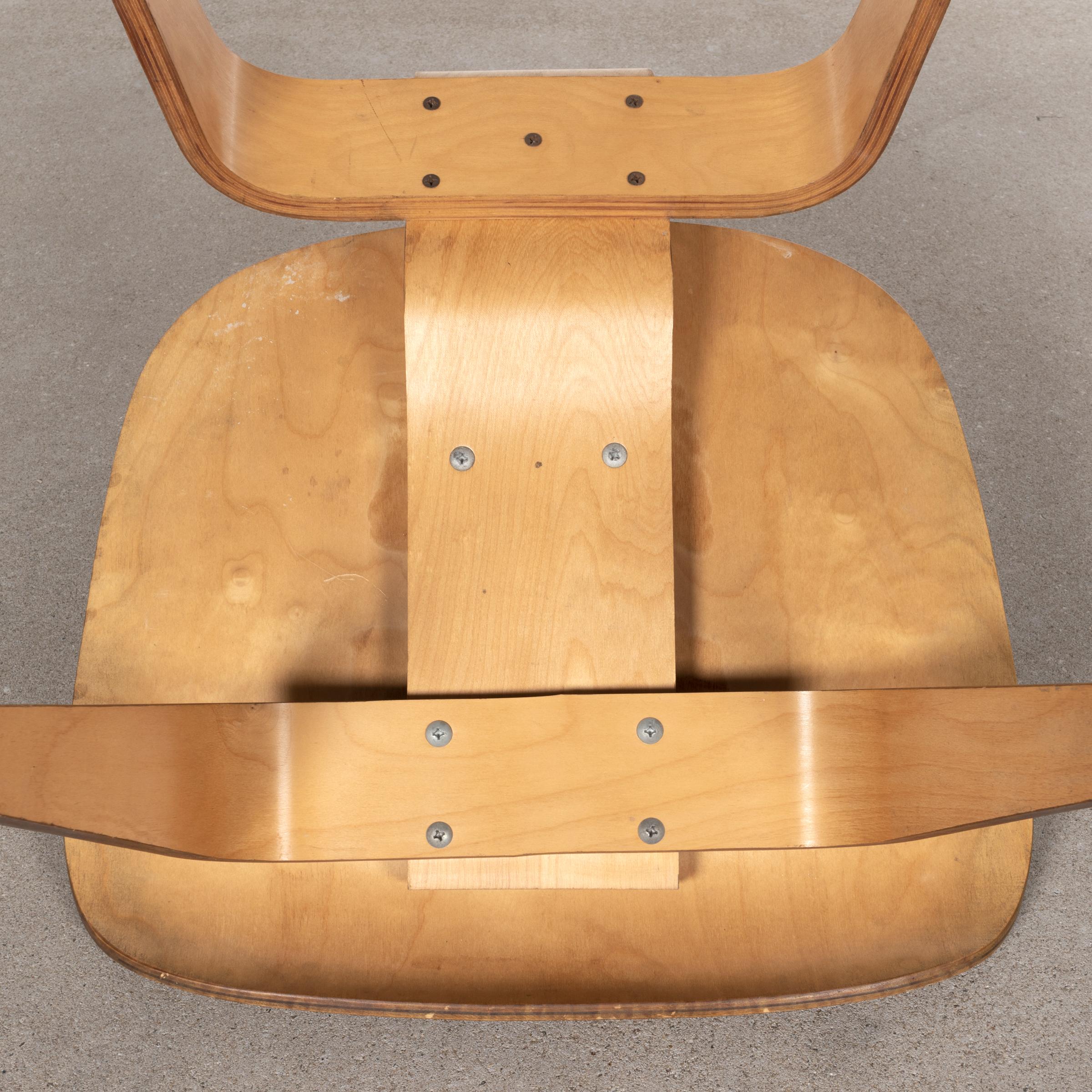 Eames LCW Maple Lounge Chair for Herman Miller 2