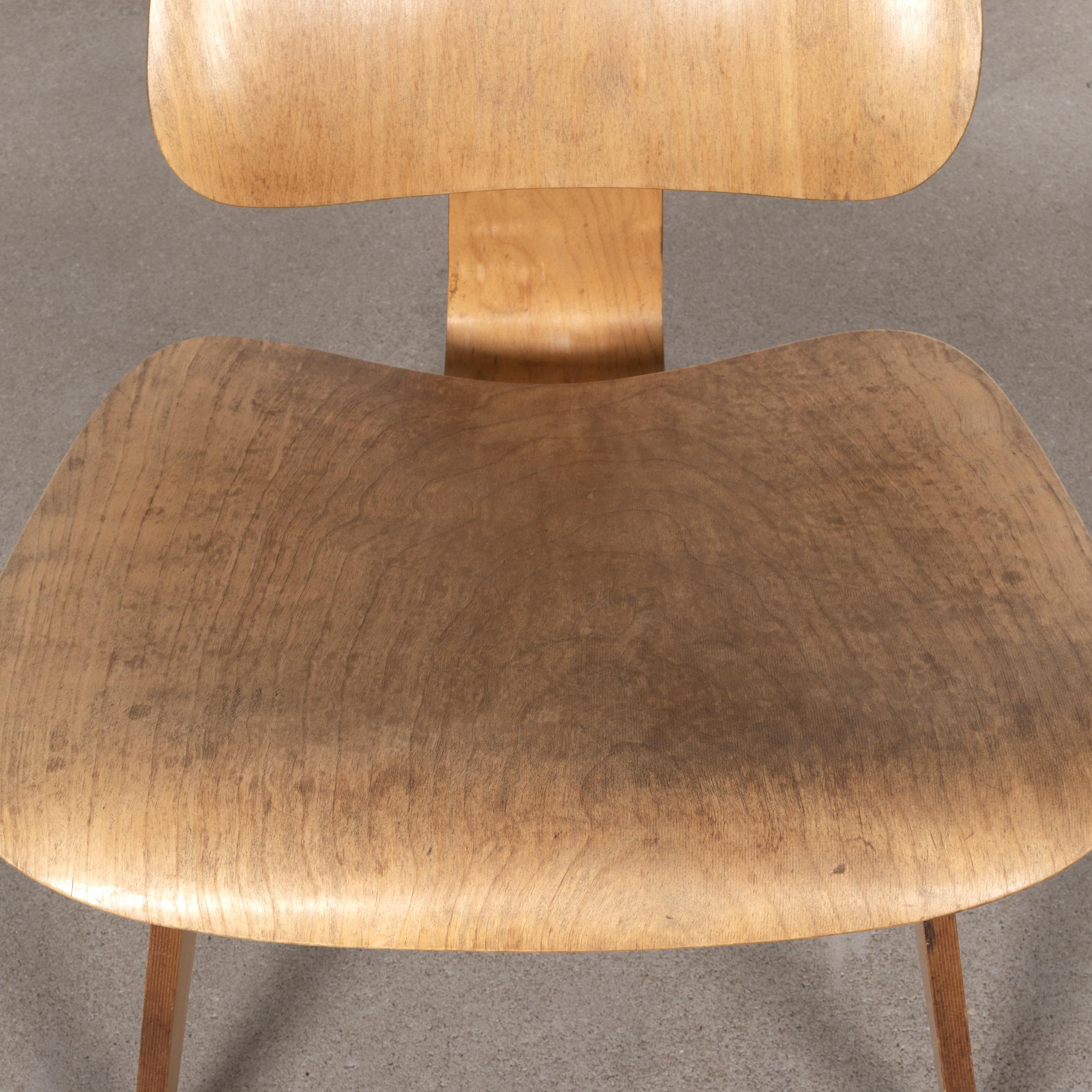 Eames LCW Maple Lounge Chair for Herman Miller 3