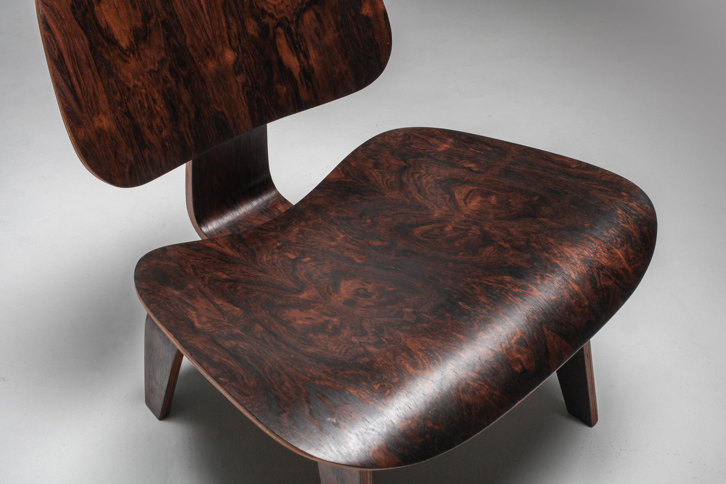 Eames LCW Pre-Production in Rio Rosewood 1