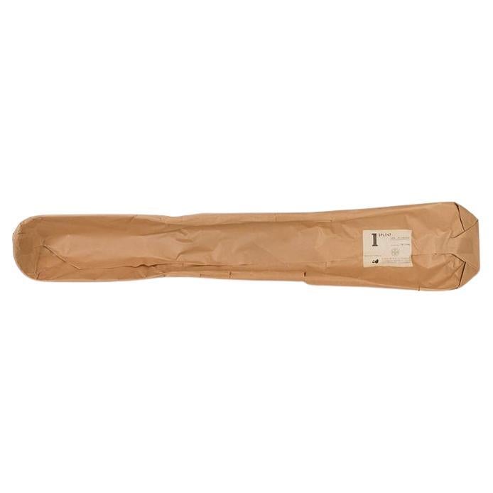 Eames Leg Splint In Original Paper Wrapper Evans Products Co. Birch Plywood 1943