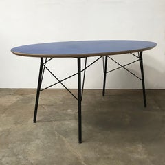 Eames like Oval Dining Table, Excellent Matching with Dowel or Eiffel Chairs