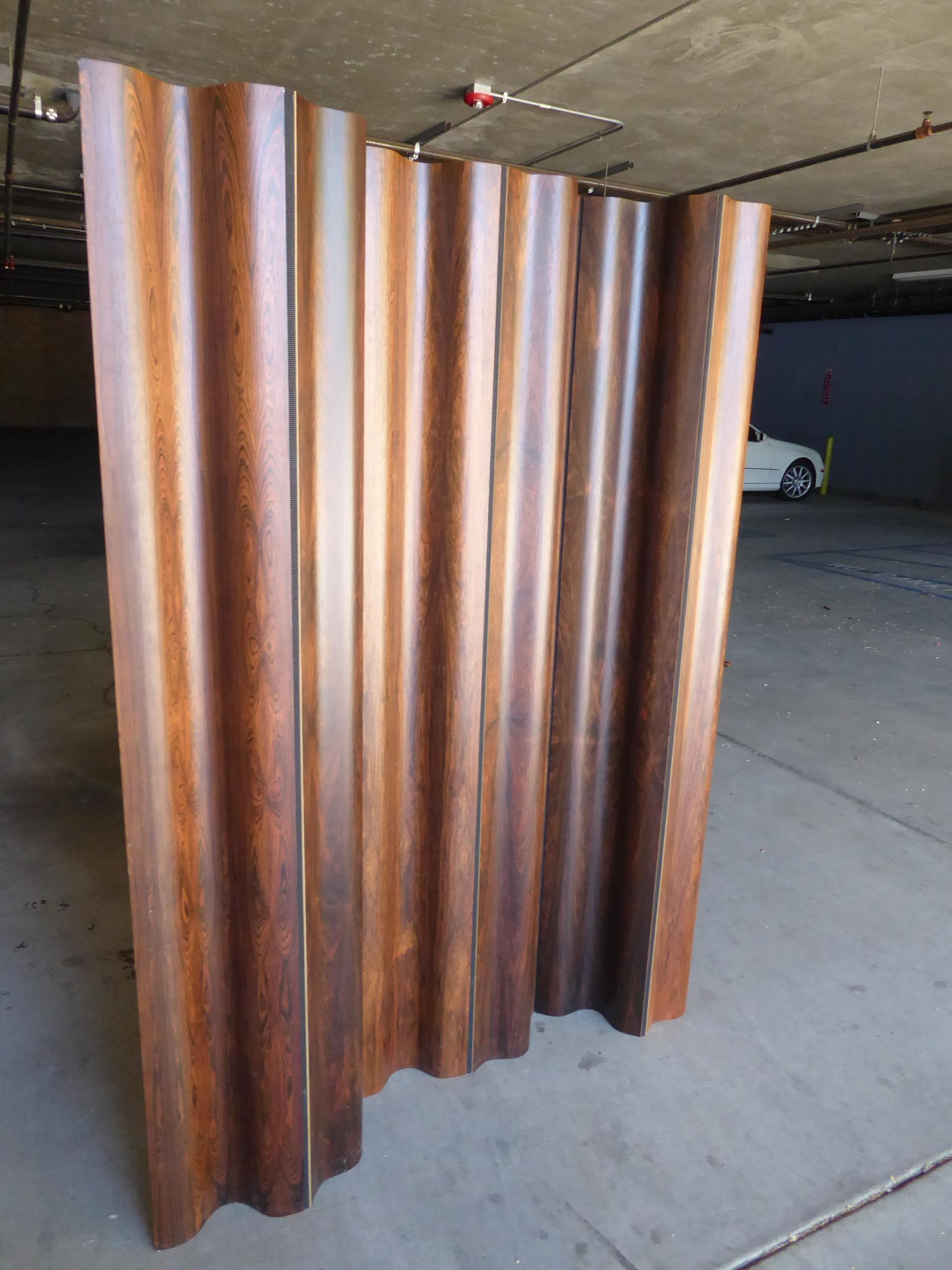 Mid-Century Modern Eames Limited Edition Herman Miller Rosewood Screen, circa 1996