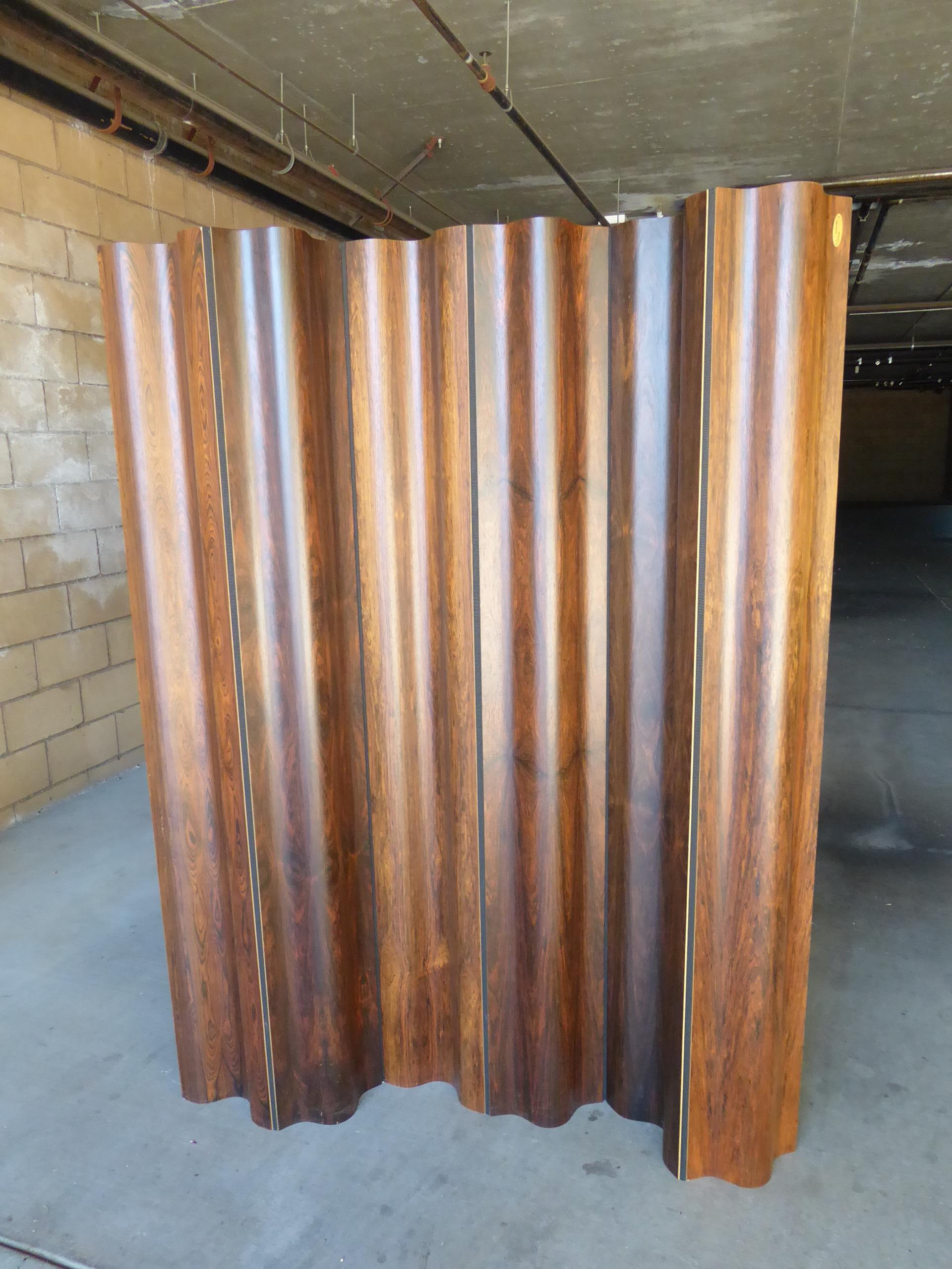 Late 20th Century Eames Limited Edition Herman Miller Rosewood Screen, circa 1996