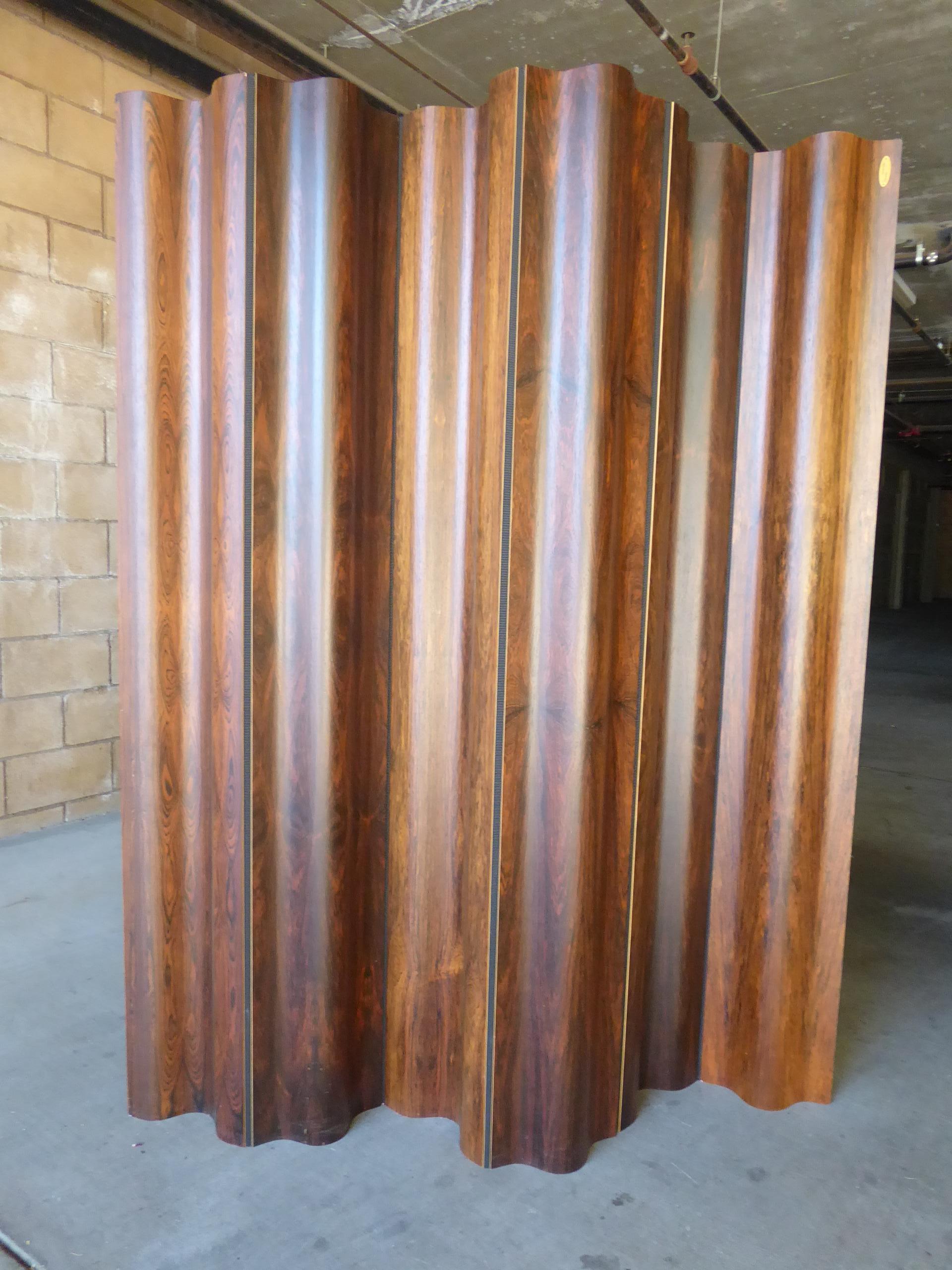 Eames Limited Edition Herman Miller Rosewood Screen, circa 1996 2