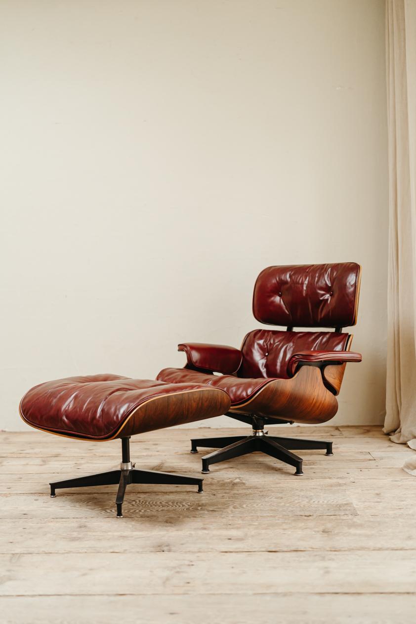 Eames Lounge Chair and Its Ottoman, Dated 1965 10