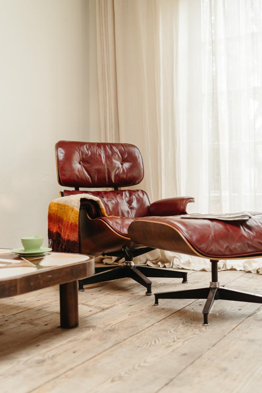 Eames Lounge Chair and Its Ottoman, Dated 1965 13