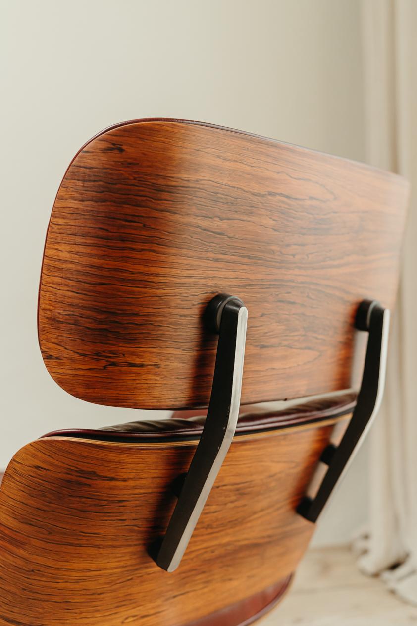 Eames Lounge Chair and Its Ottoman, Dated 1965 2