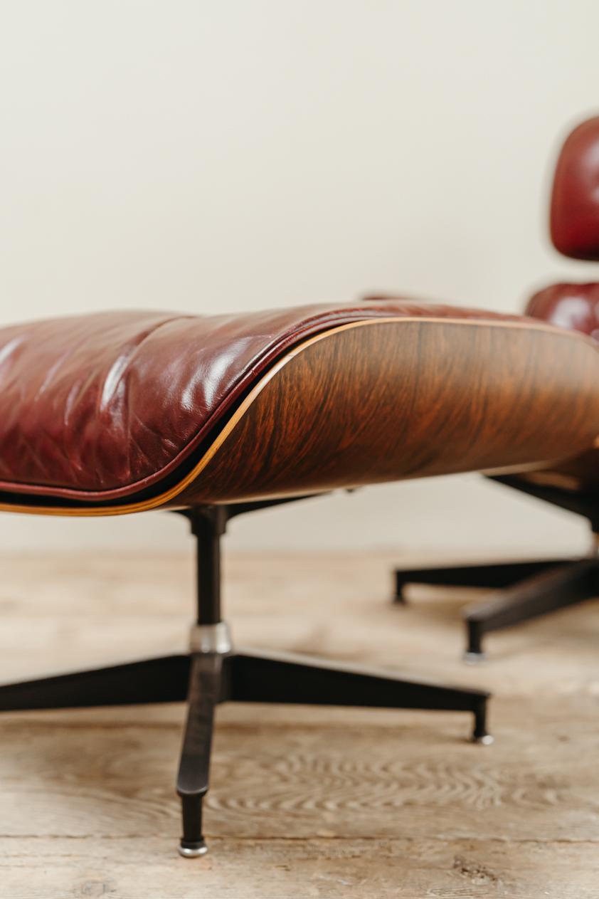 Eames Lounge Chair and Its Ottoman, Dated 1965 3