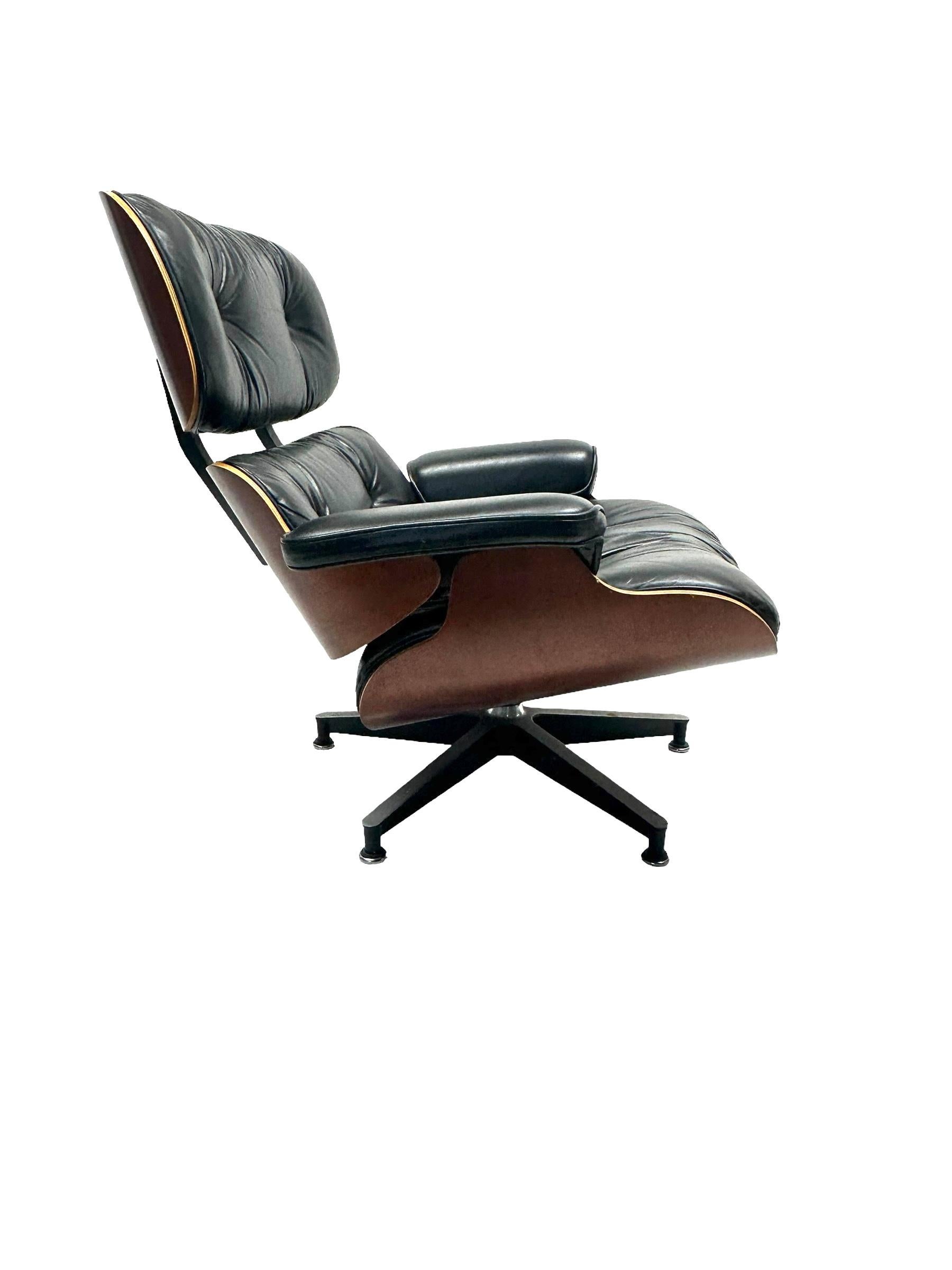 Eames Lounge Chair and Ottoman  For Sale 10