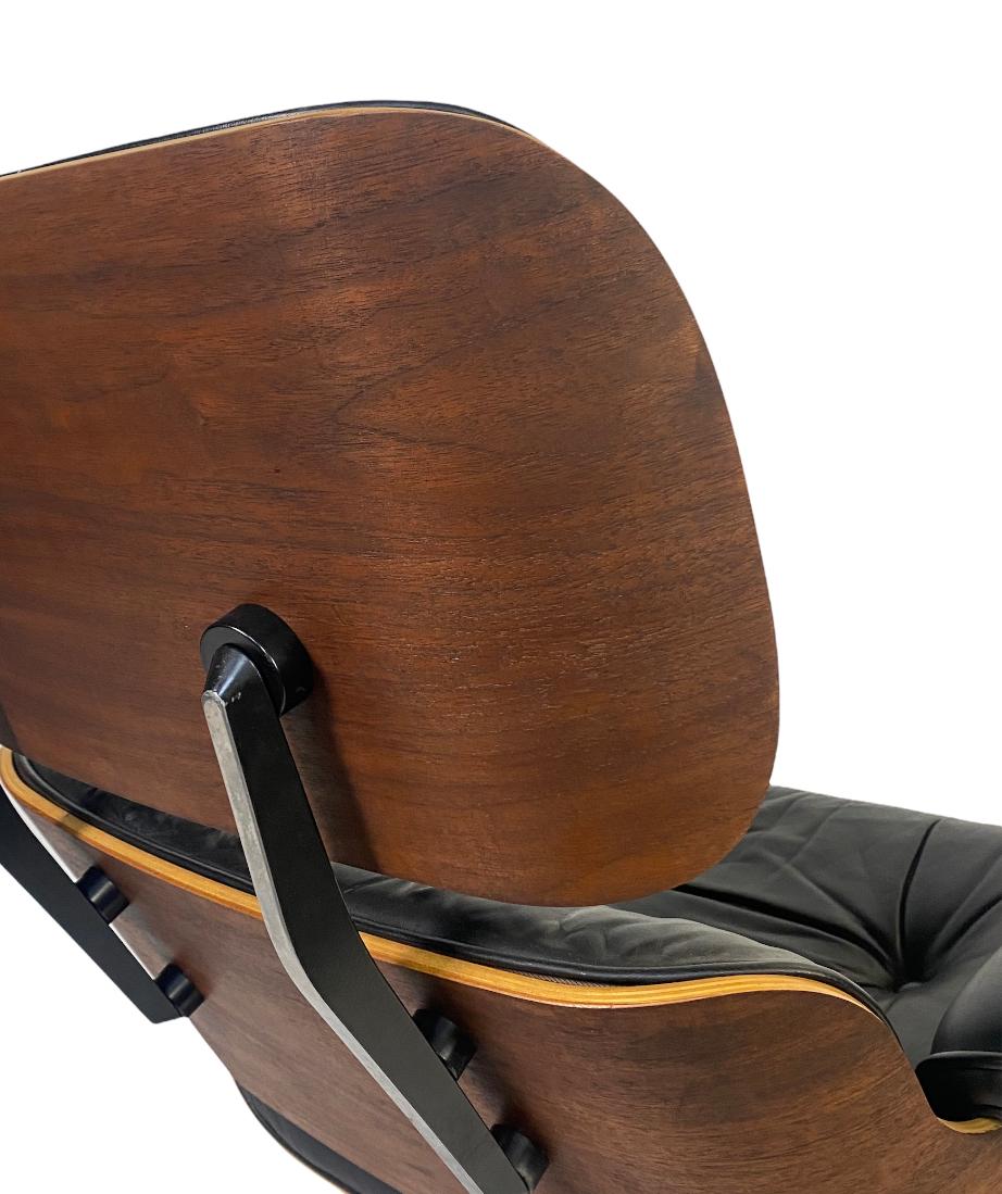 Leather Eames Lounge Chair and Ottoman
