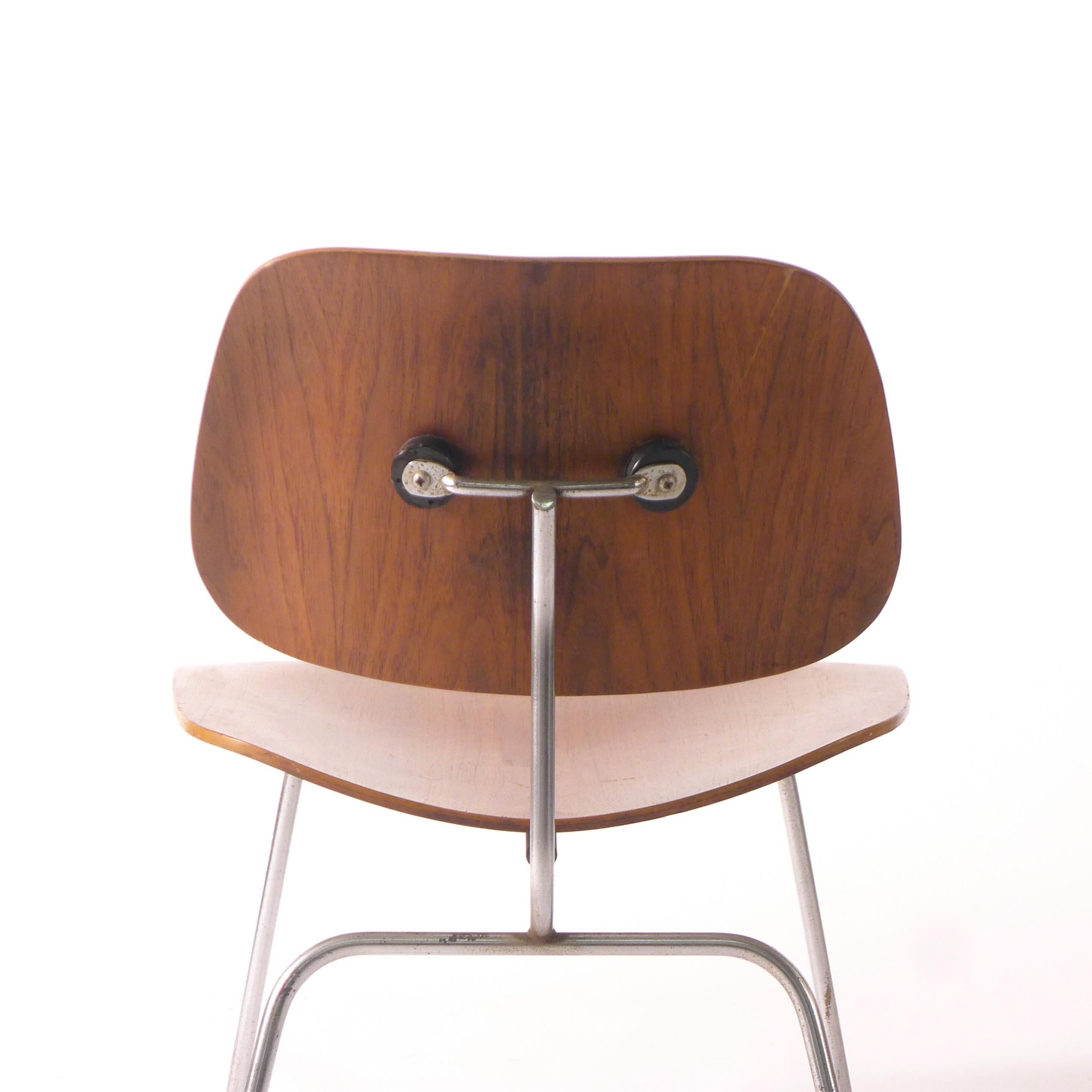 American Eames Lounge Chair Metal (LCM), Herman Miller, 2nd Generation, circa 1953