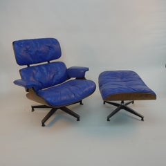 Eames Lounge Chair & Ottoman, Herman Miller EE.UU. Años 60, raro color por encargo