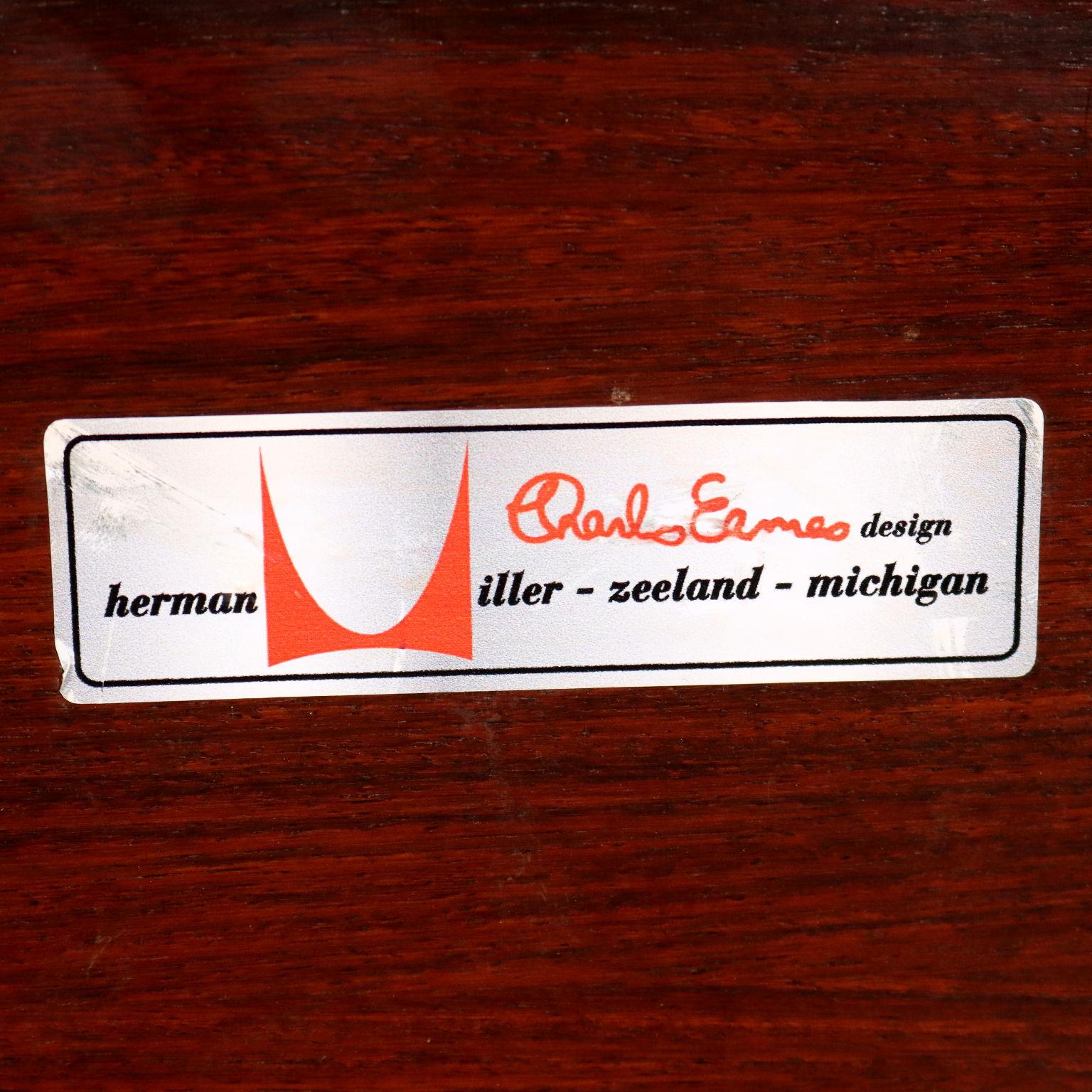 Eames Lounge Chair produzione Herman Miller 1960-70 1
