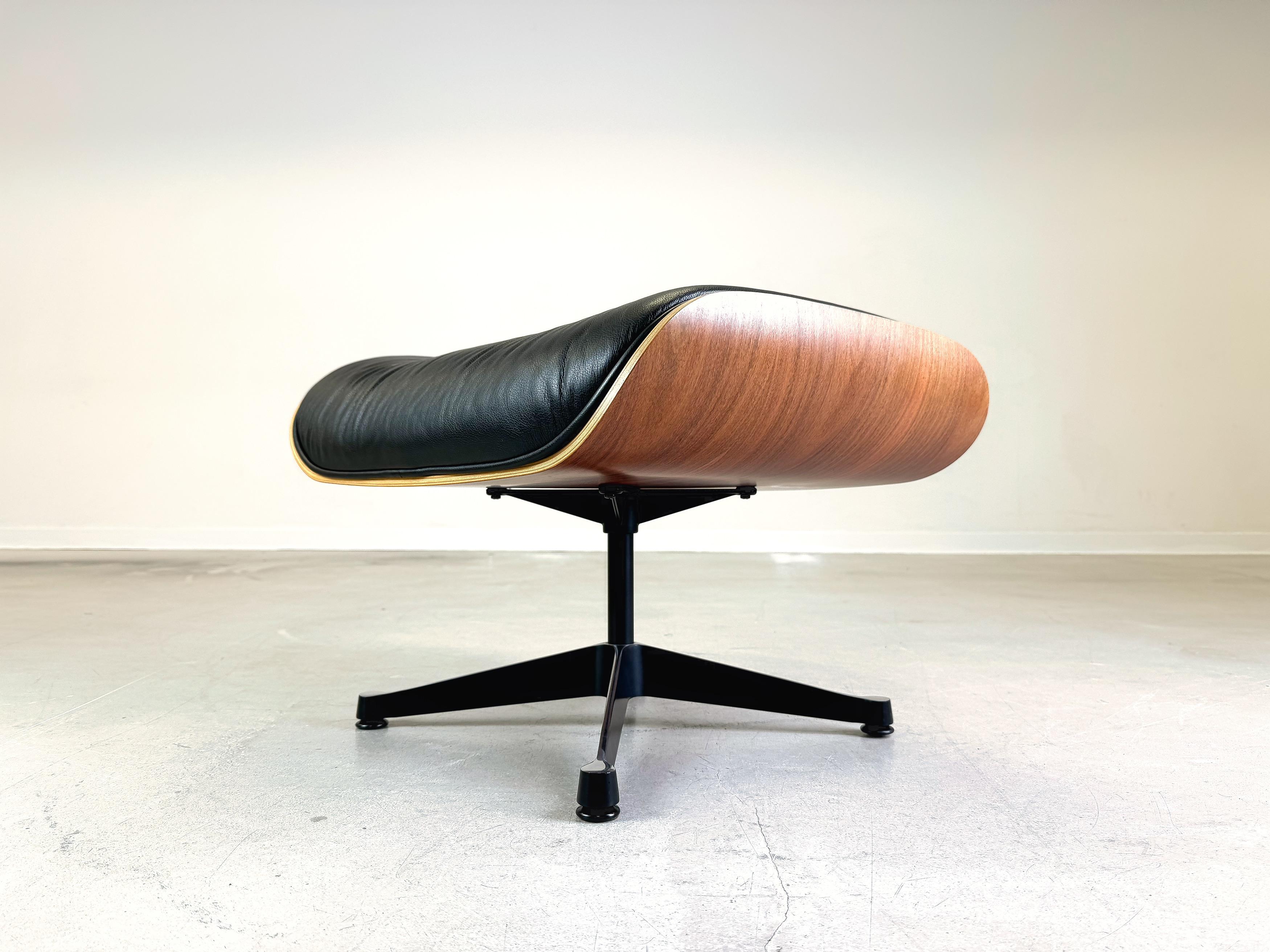 Eames Lounge chair Vitra armchair incl. ottoman black 11