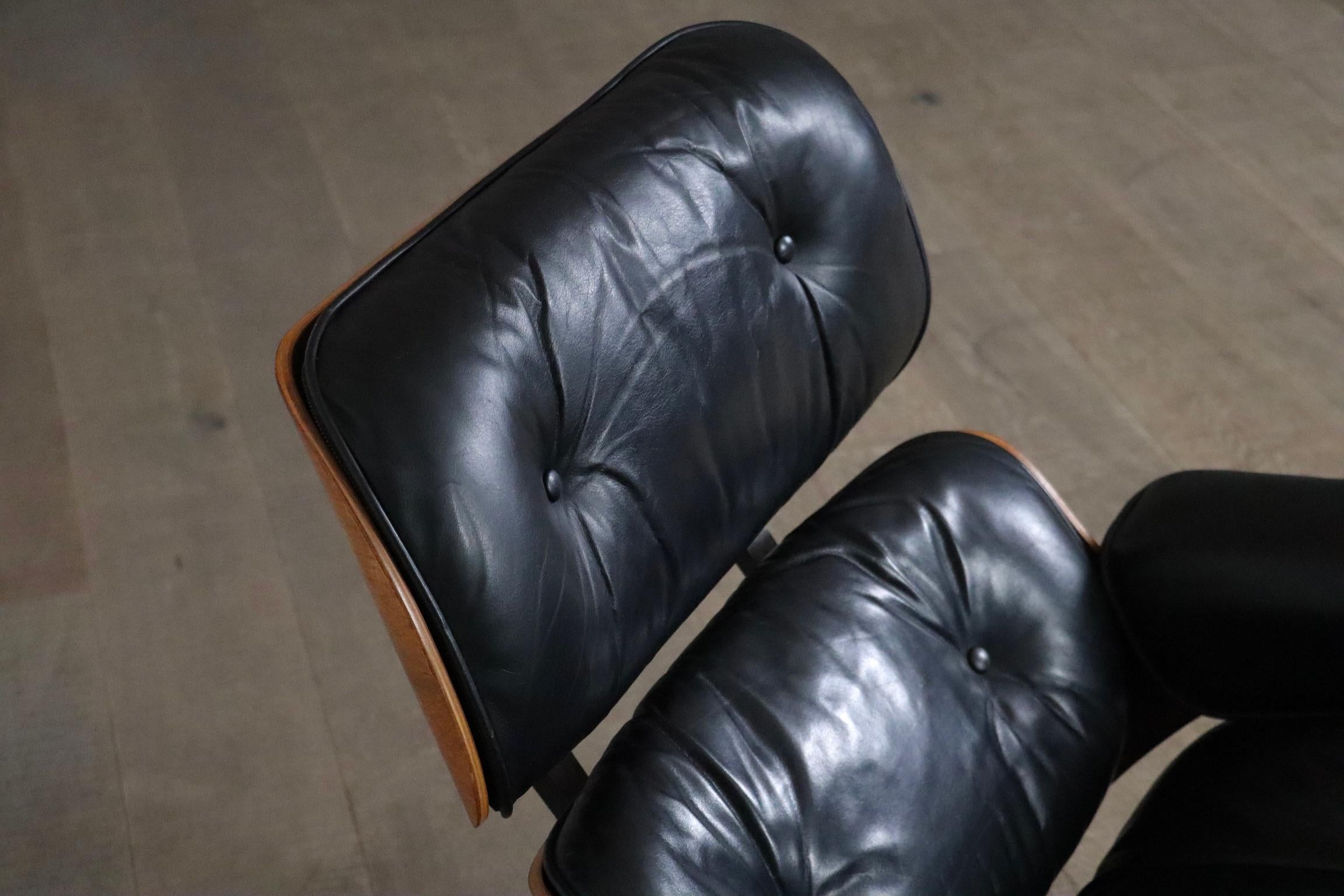 Eames Lounge Chair With Ottoman By Charles And Ray Eames For Herman Miller, 1970 In Good Condition In ABCOUDE, UT