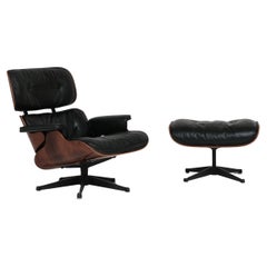 Eames lounge chair with ottoman