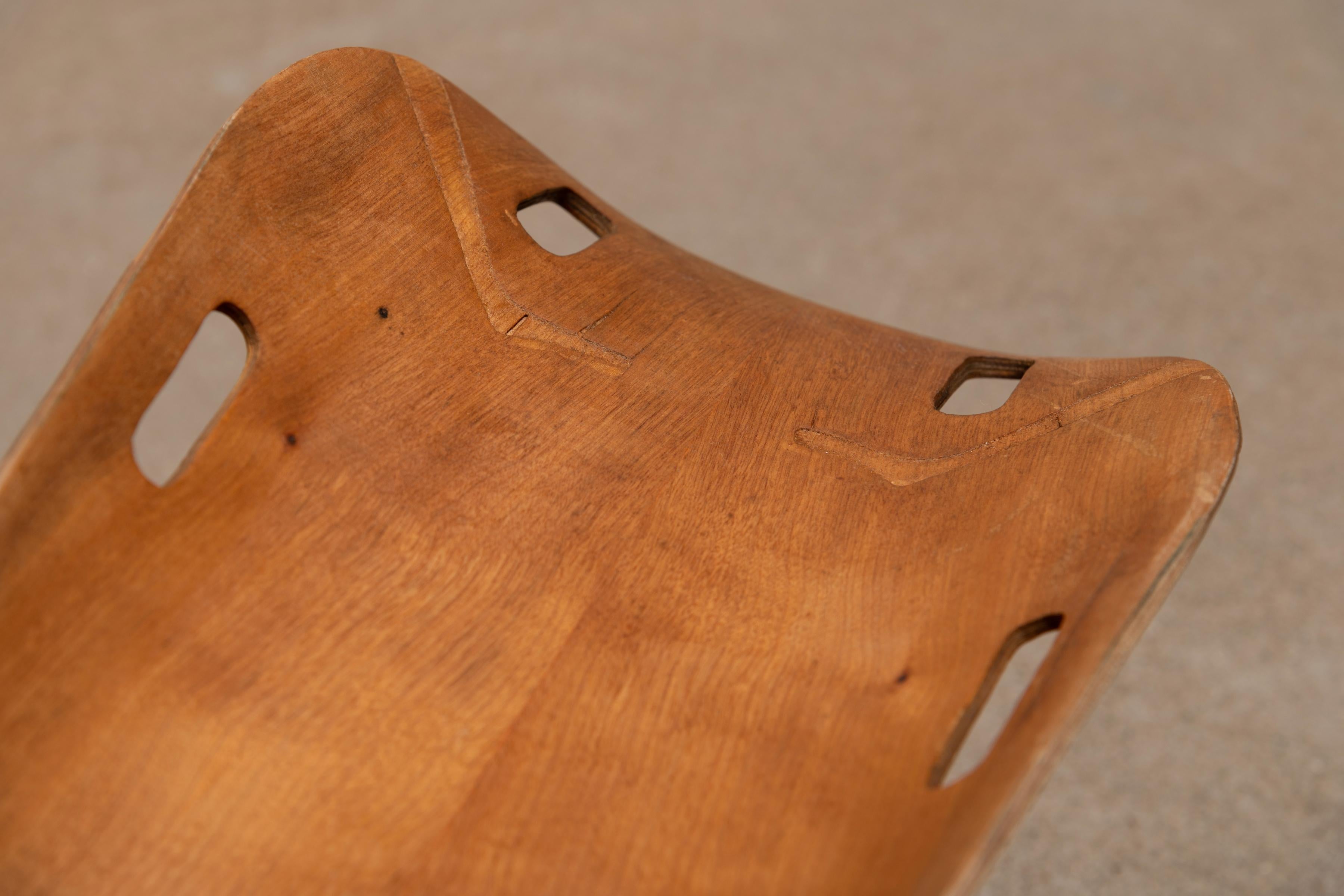 Eames - Attelle à jambes en acajou pour la division Plywood d'Evans Products 2