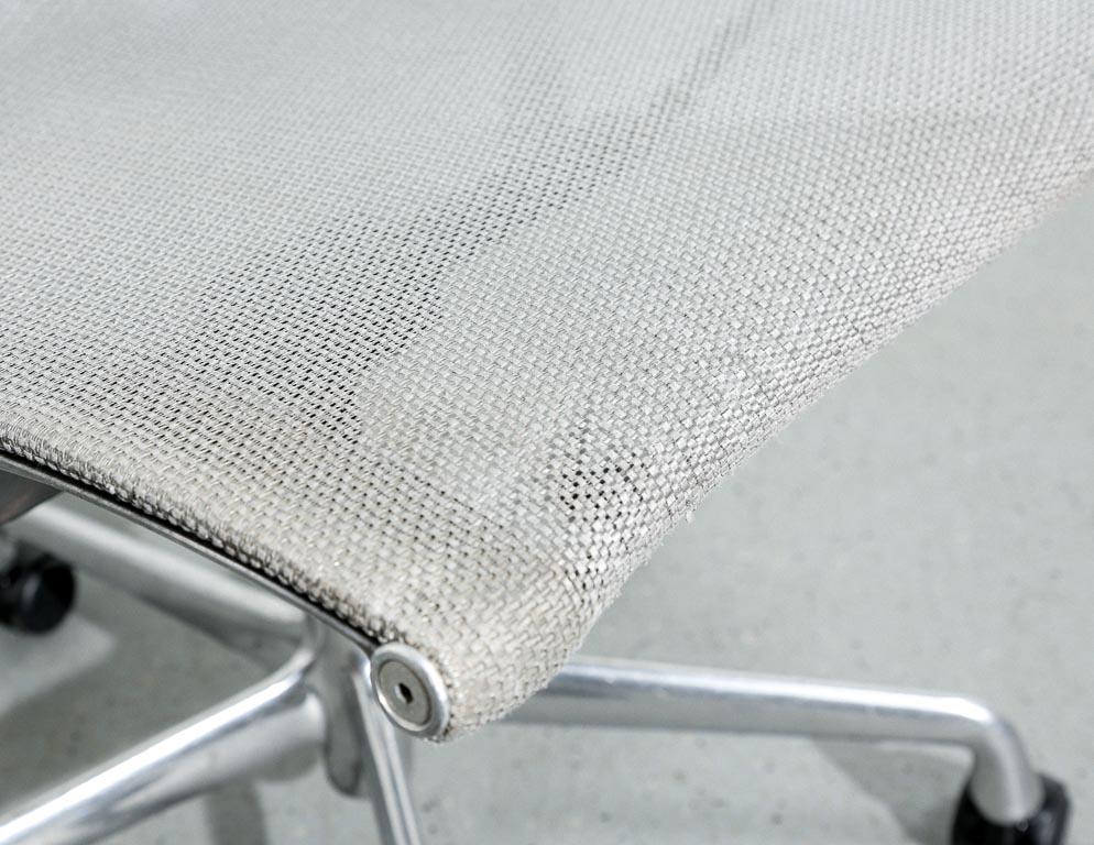 Eames Management Chairs in Gray Mesh Fabric 1
