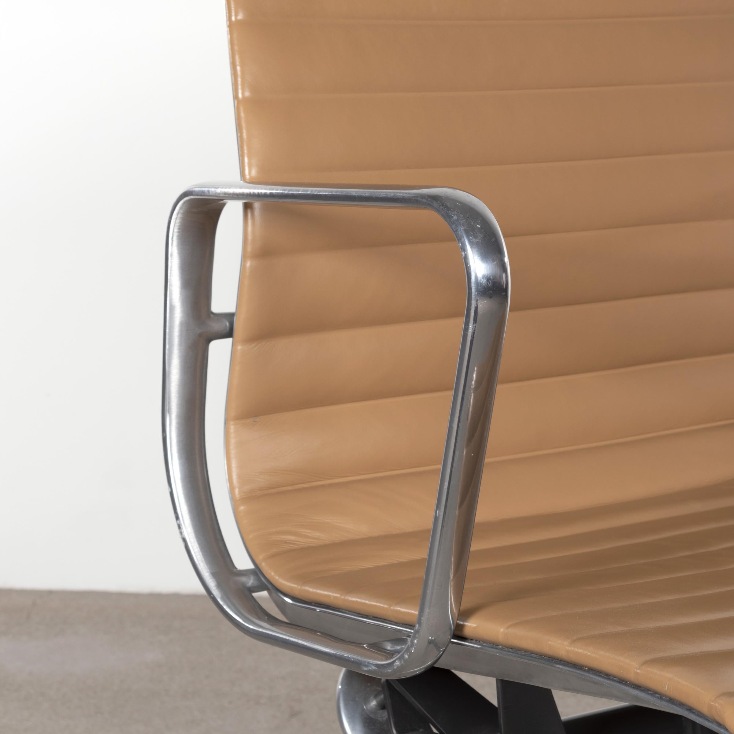 Eames Management Office Chair in Cognac Leather for Herman Miller, USA 2